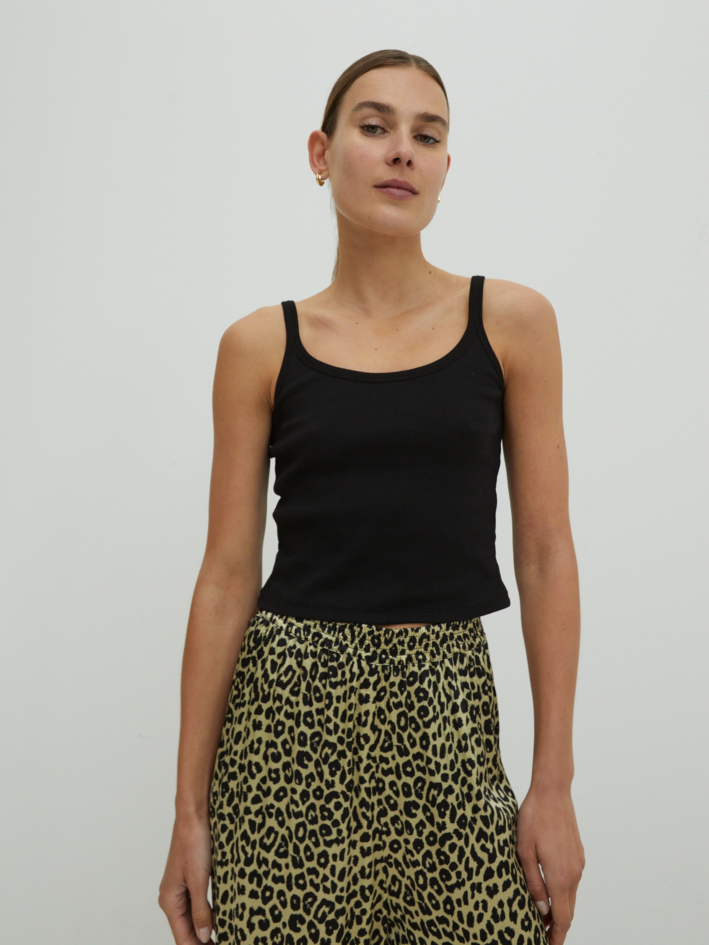 EDITED Tanktops Top Melissa Dames Zwart
