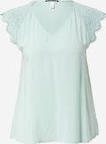 QS By S.Oliver Blouse Tops Blouse Dames Mintgroen