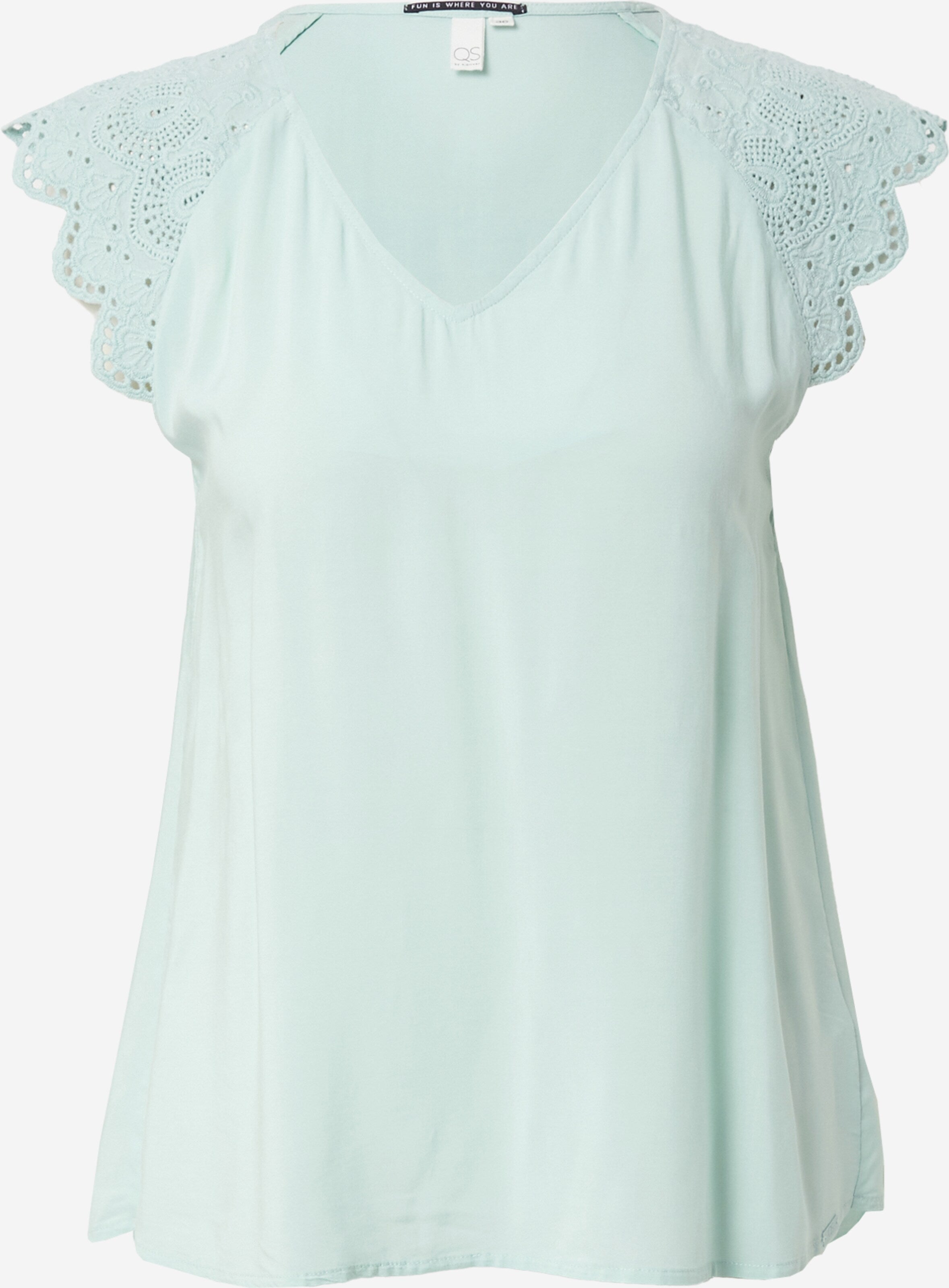 QS By S.Oliver Blouse Tops Blouse Dames Mintgroen
