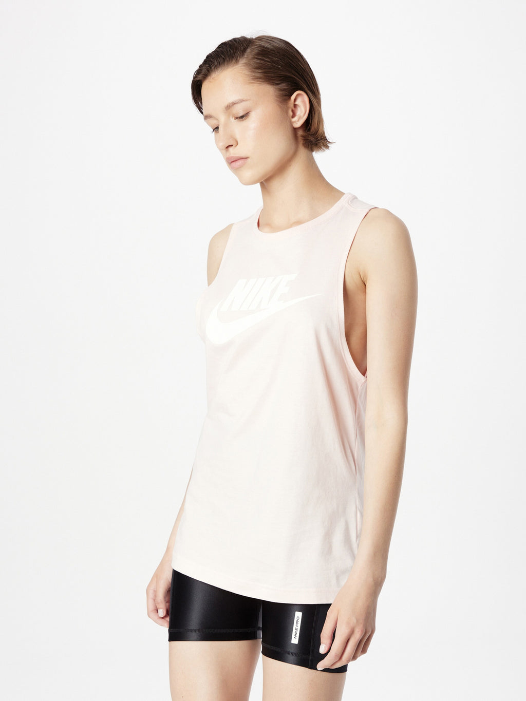 Nike Sportswear Mouwloze Shirts Top Dames Pastelroze