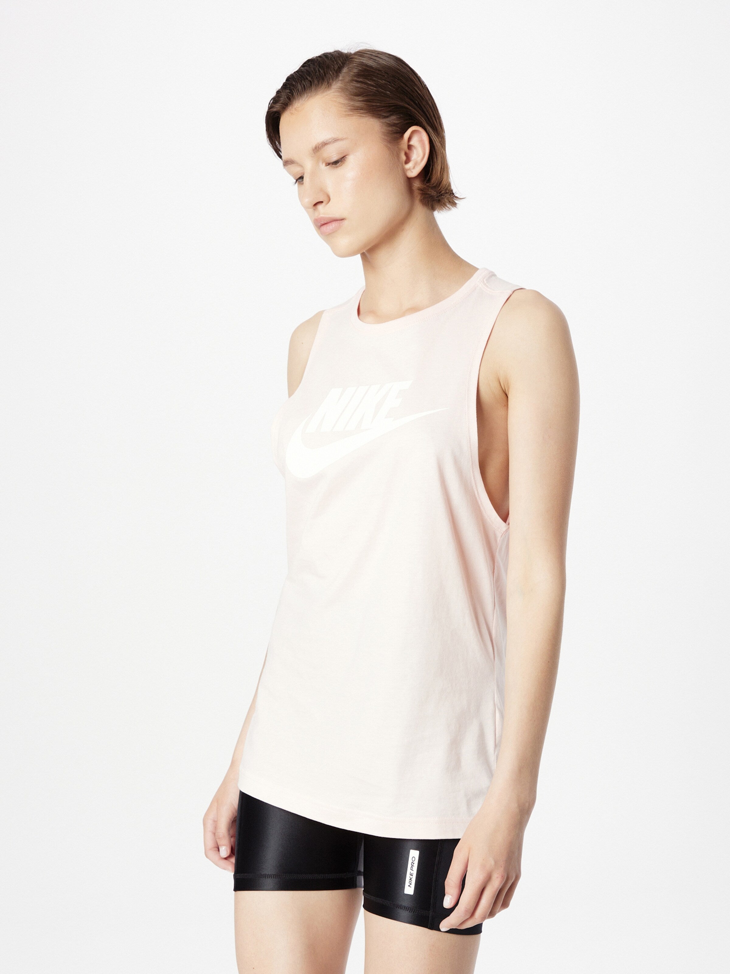 Nike Sportswear Mouwloze Shirts Top Dames Pastelroze