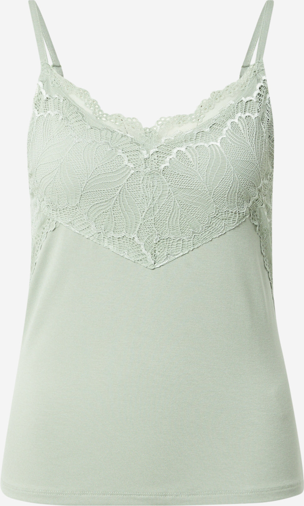 About You Kanten Tops Top Maike Dames Mintgroen