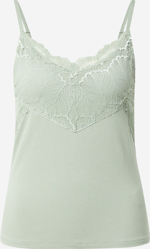About You Kanten Tops Top Maike Dames Mintgroen