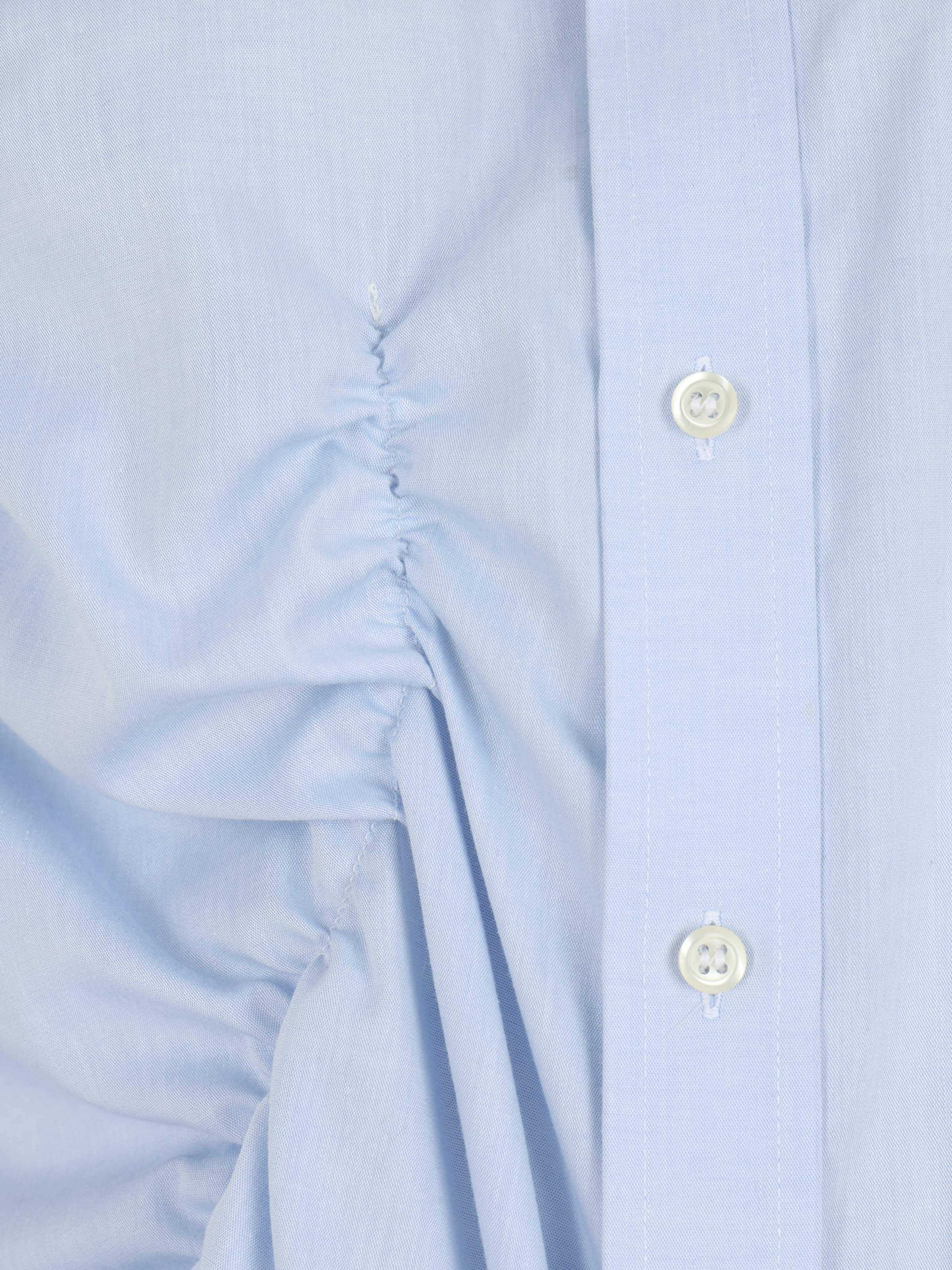  Blouse Tops Blouse Shirred Dames Blauw