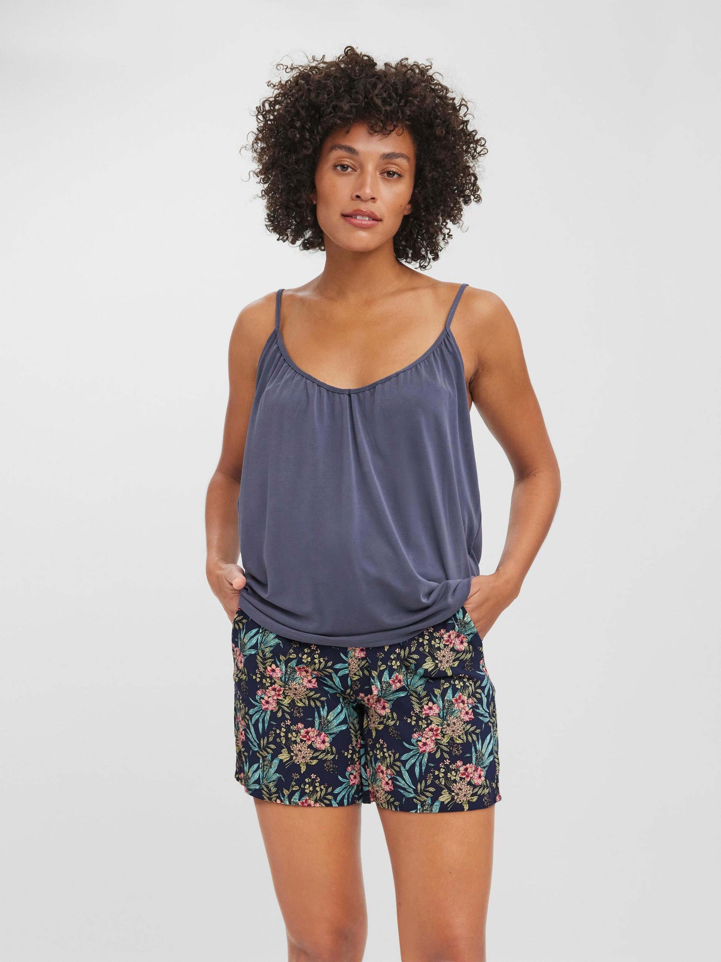Vero Moda Spaghetti Tops Top Filli Dames Marine
