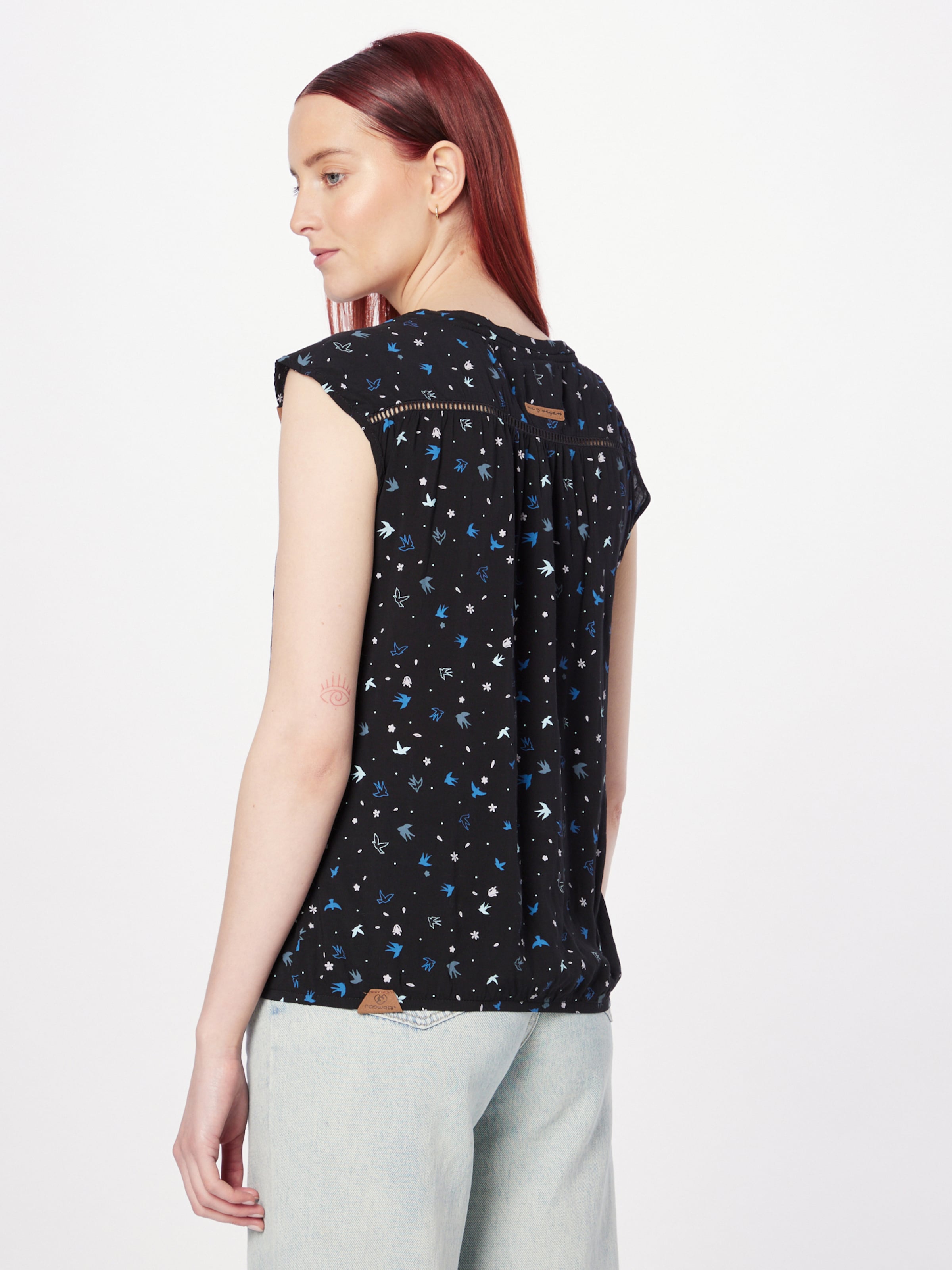 Ragwear Blouse Tops Blouse SALTTY Dames Zwart
