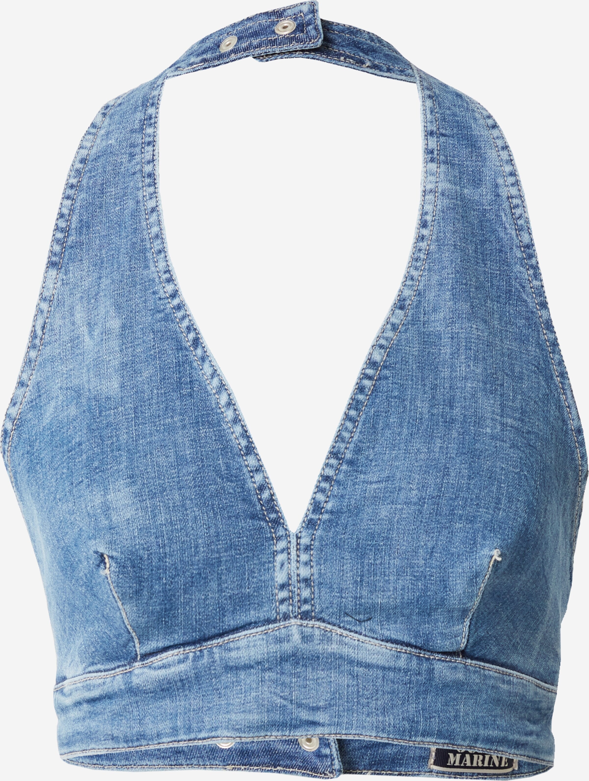 Guess Crop Tops Top THALIA Dames Blauw