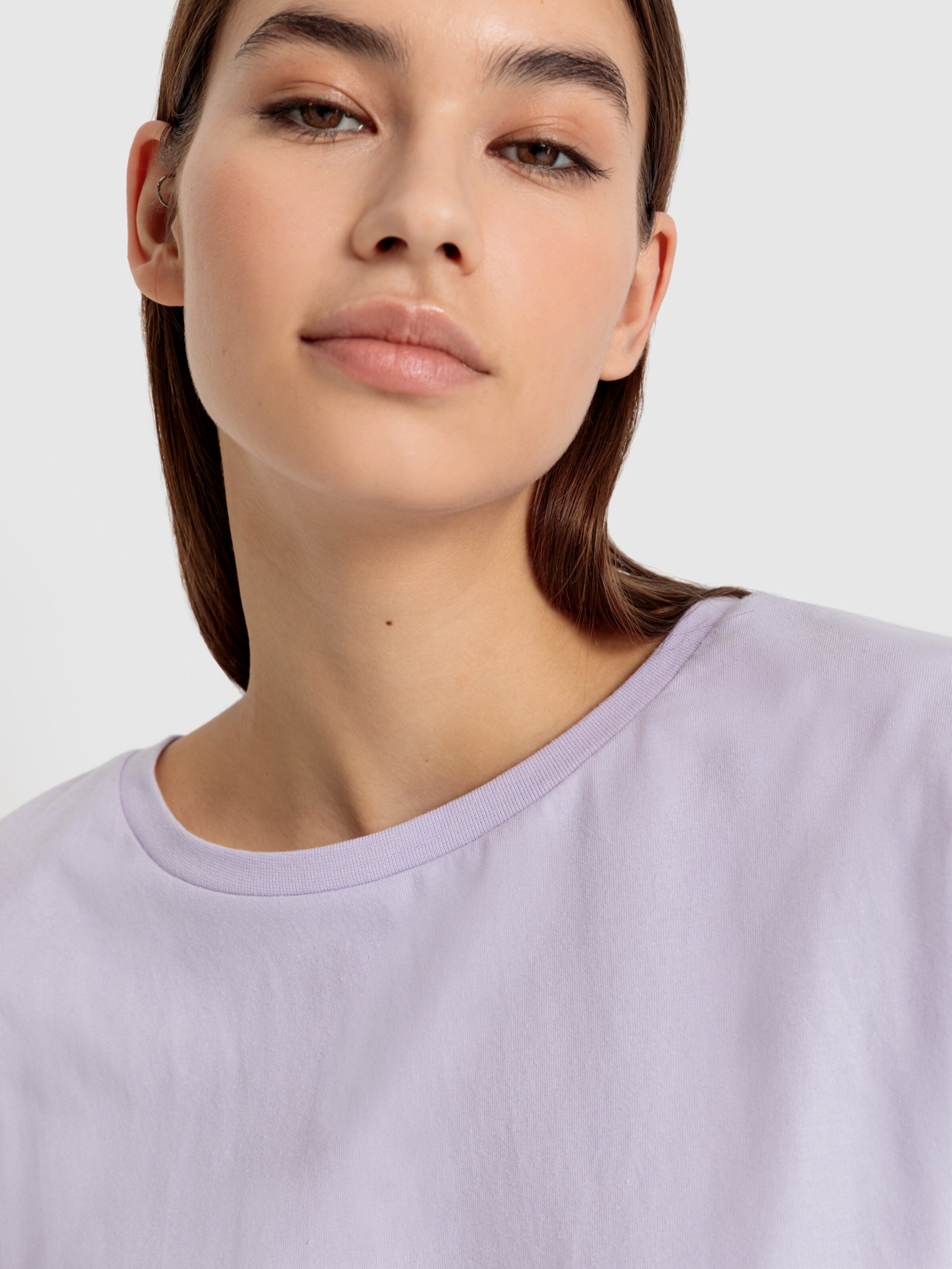 Crop Tops Oversized Shirt Dames Sering