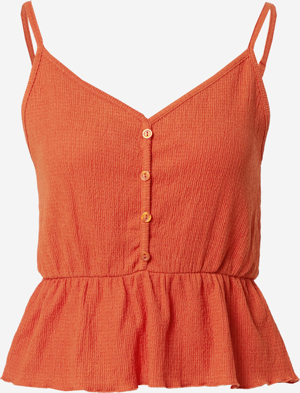 About You Spaghetti Tops Top Maura Dames Oranje
