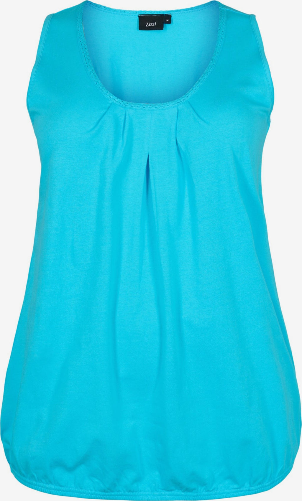 Zizzi Tanktops Top Polly Dames Blauw