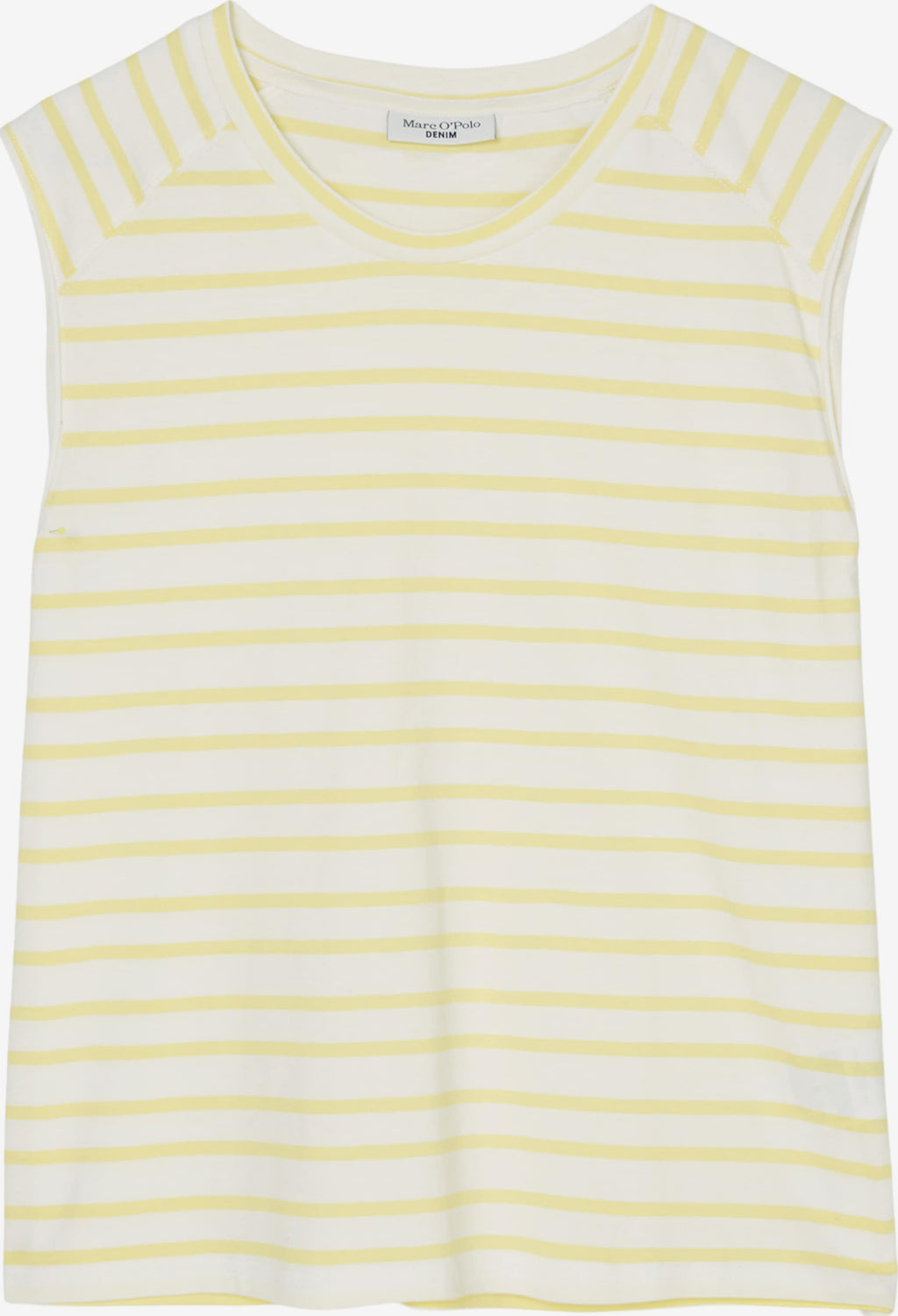 Marc O'Polo Mouwloze Shirts Top Dames Lichtgeel