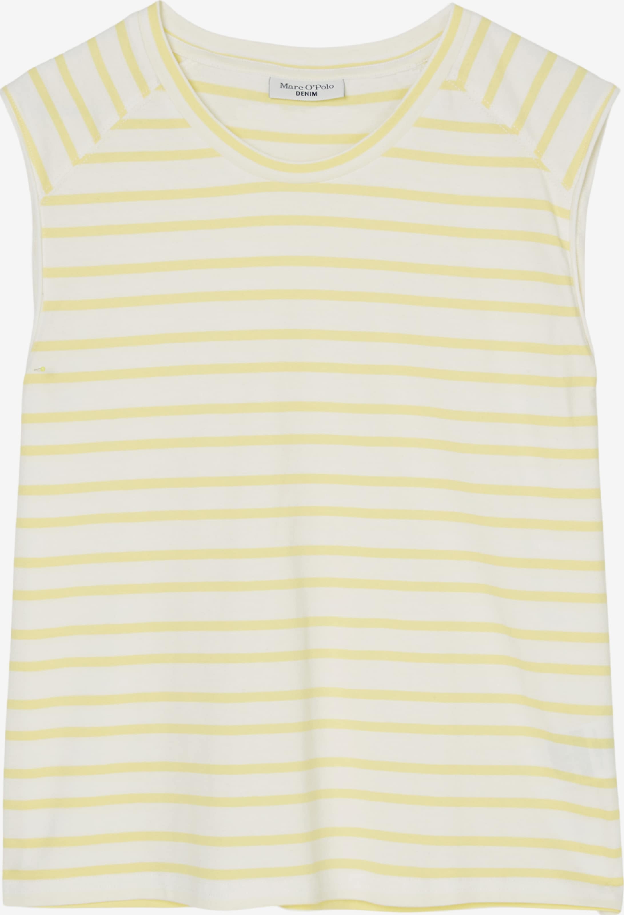 Marc O'Polo Mouwloze Shirts Top Dames Lichtgeel