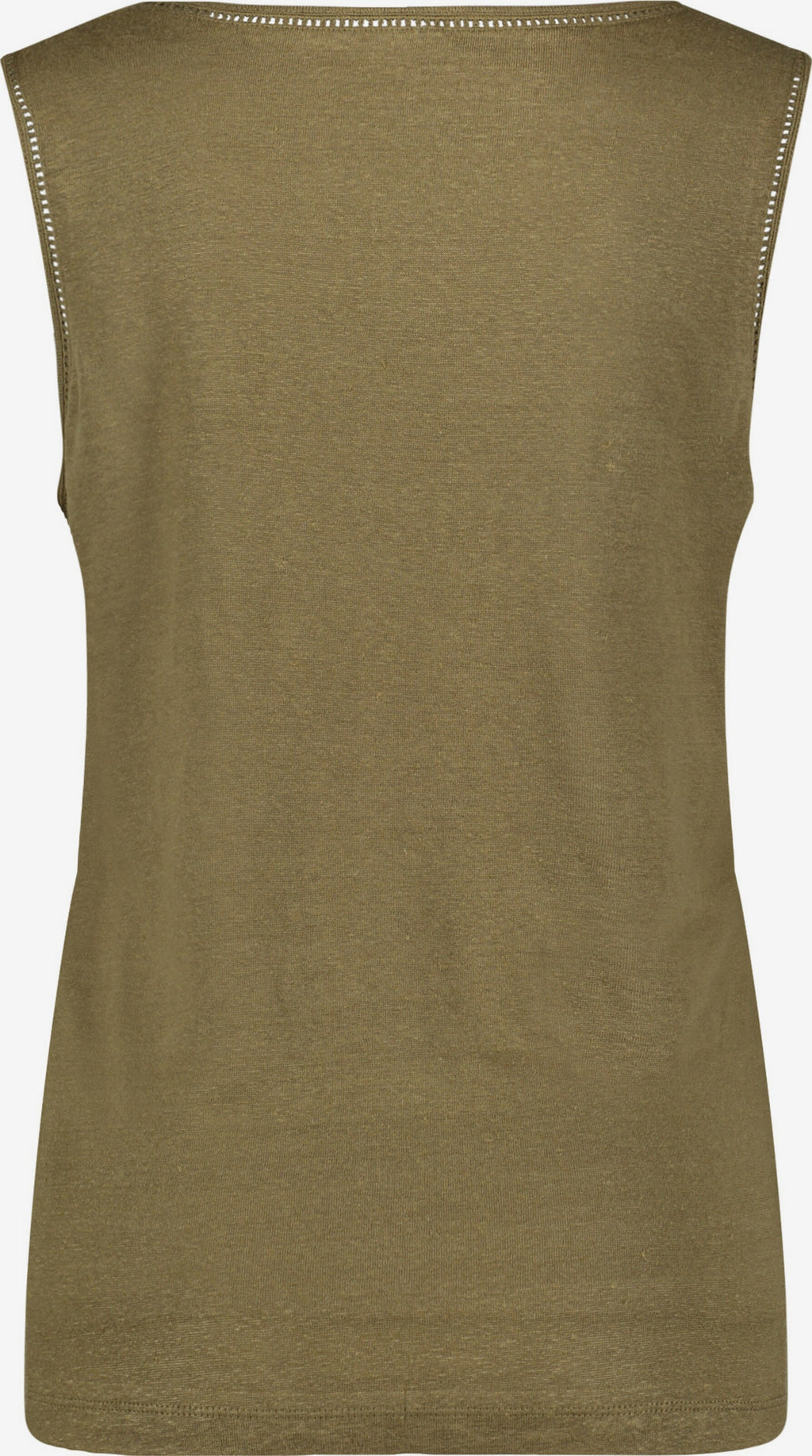 Gerry Weber Mouwloze Shirts Top Dames Olijfgroen