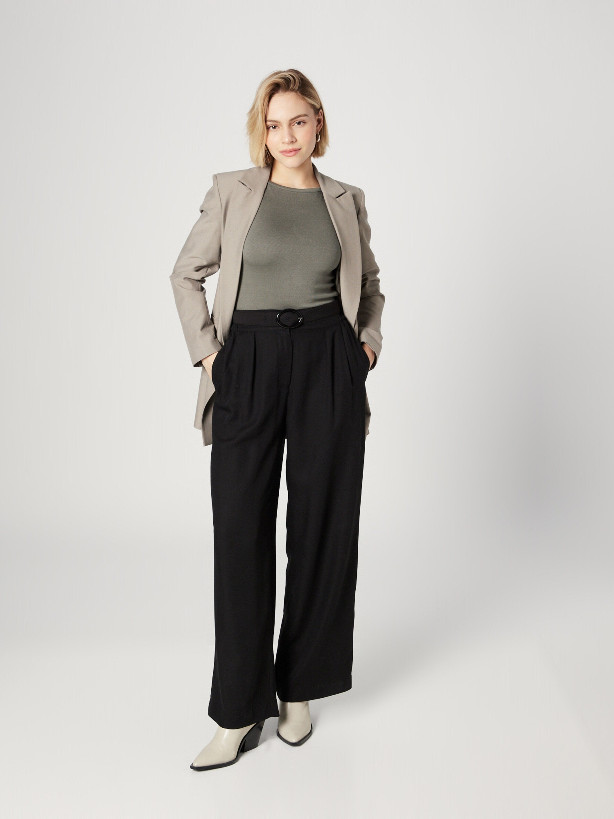  Mouwloze Shirts Top Panthea Dames Kaki