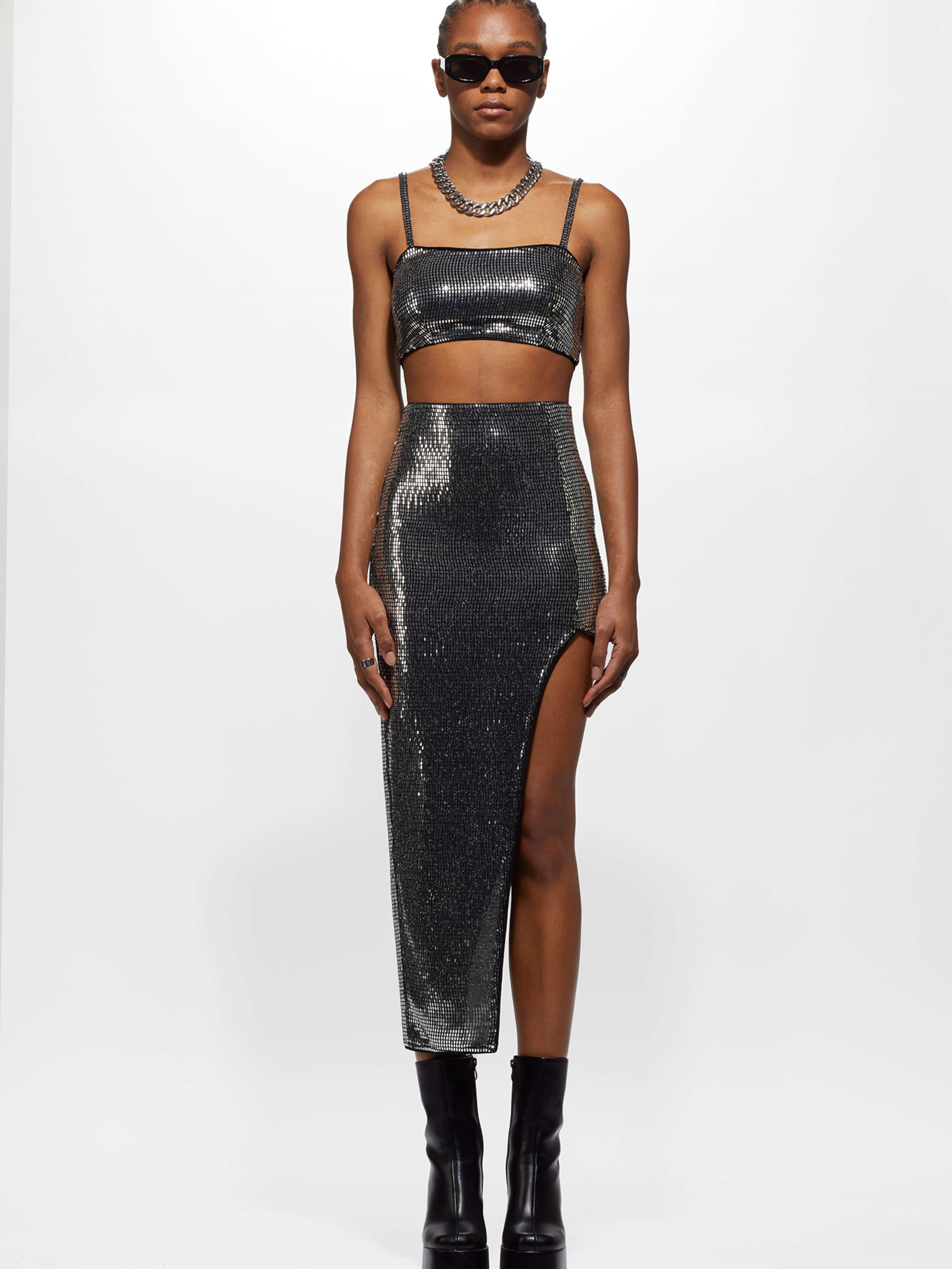  Crop Tops Top Kristina Dames Zilver