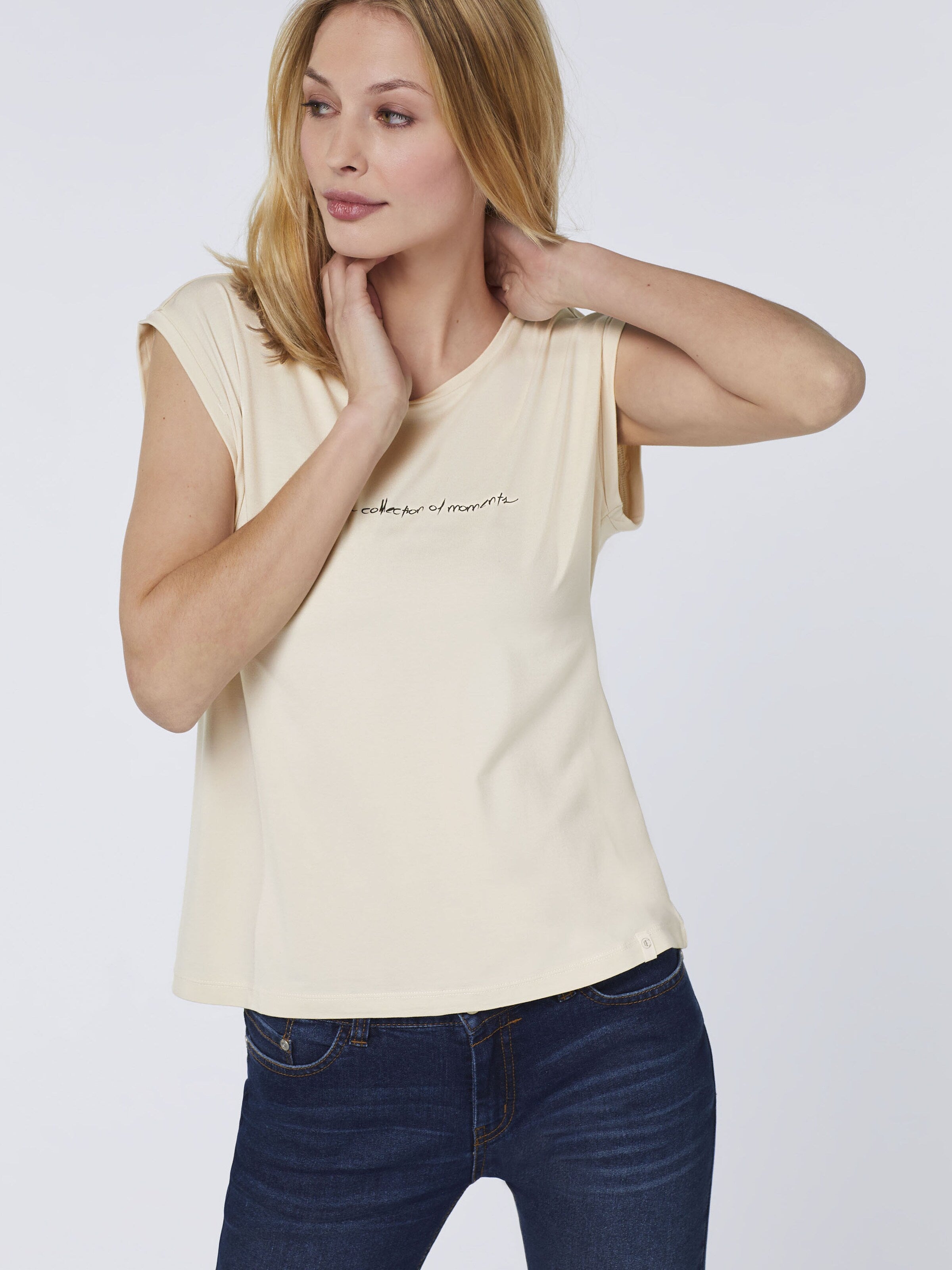  Mouwloze Shirts Top Dames Beige