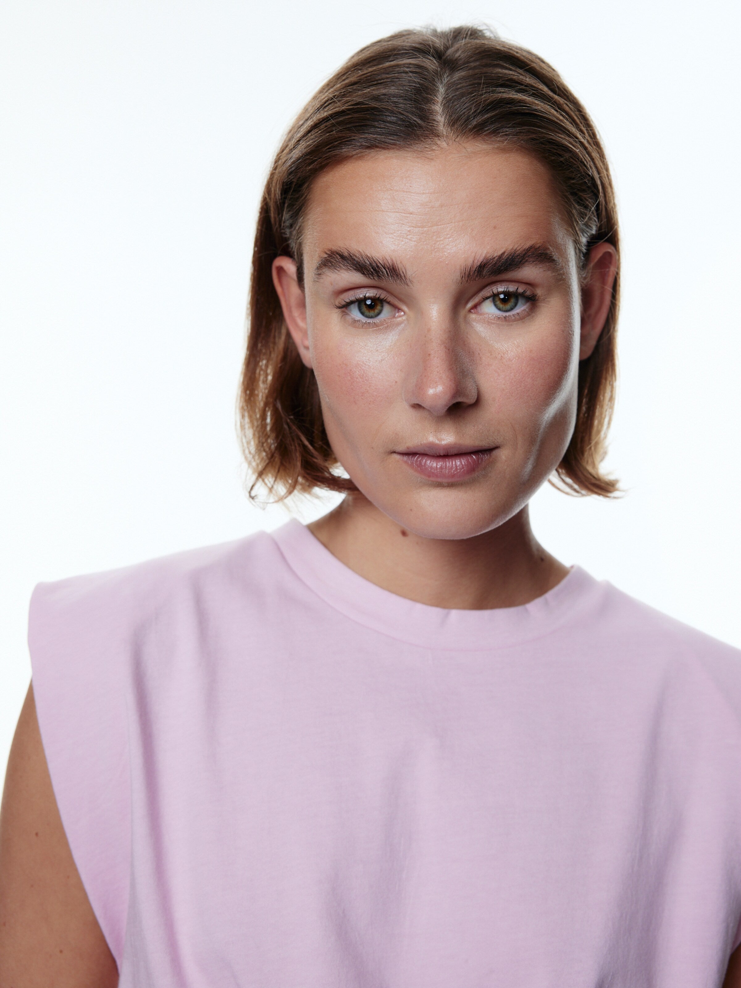 EDITED Crop Tops Shirt Silja Dames Rosa