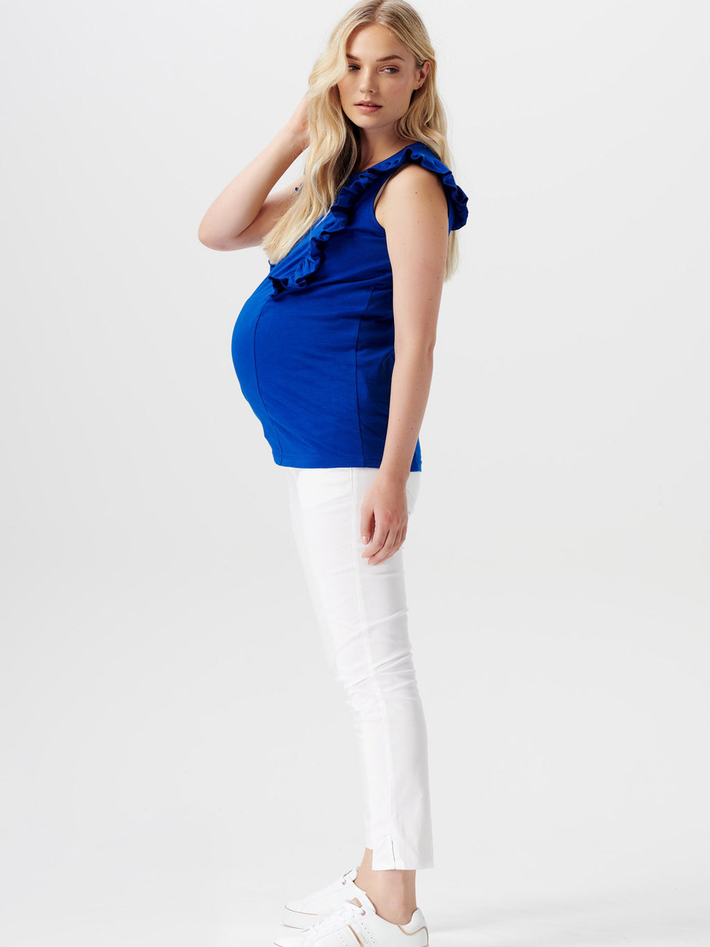  Uitgaanstops Top Dames Royal Blue/koningsblauw