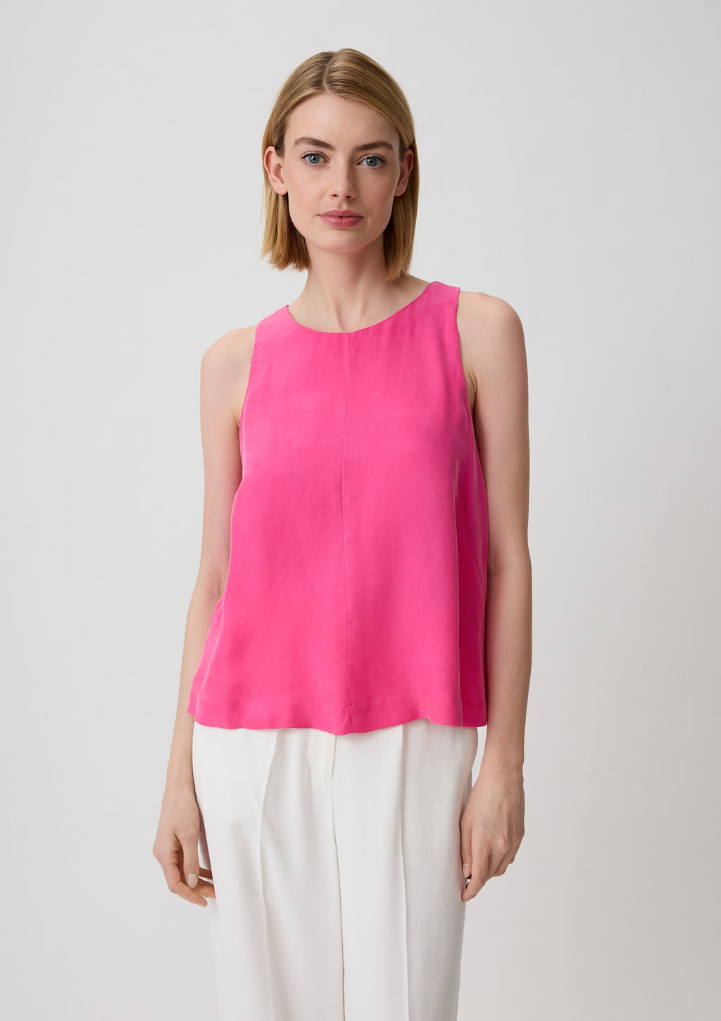 Comma Blouse Tops Blouse Dames Pink