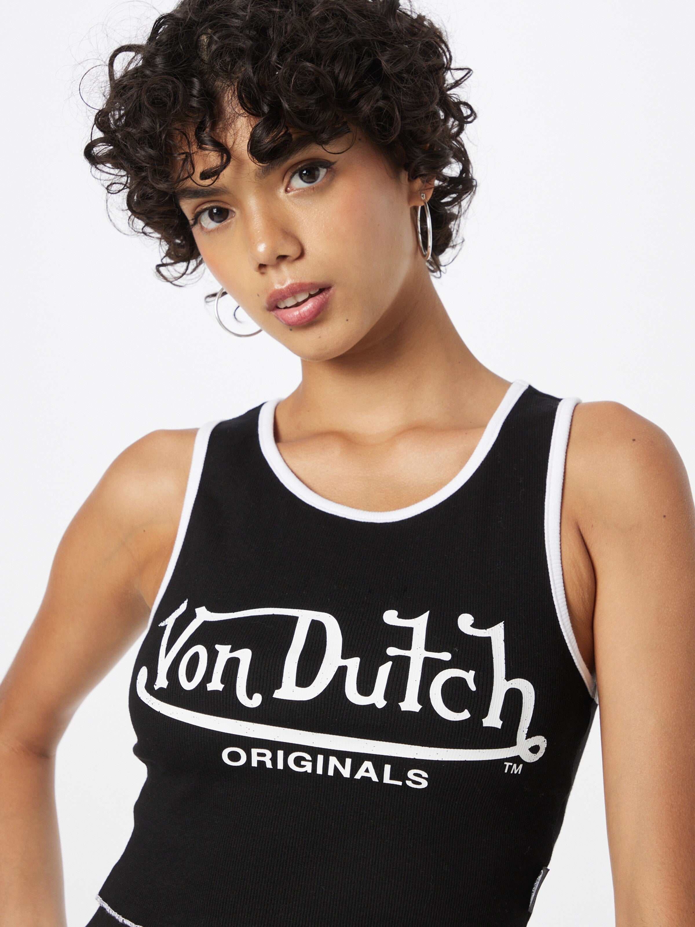  Crop Tops Top ASHLEY Dames Zwart