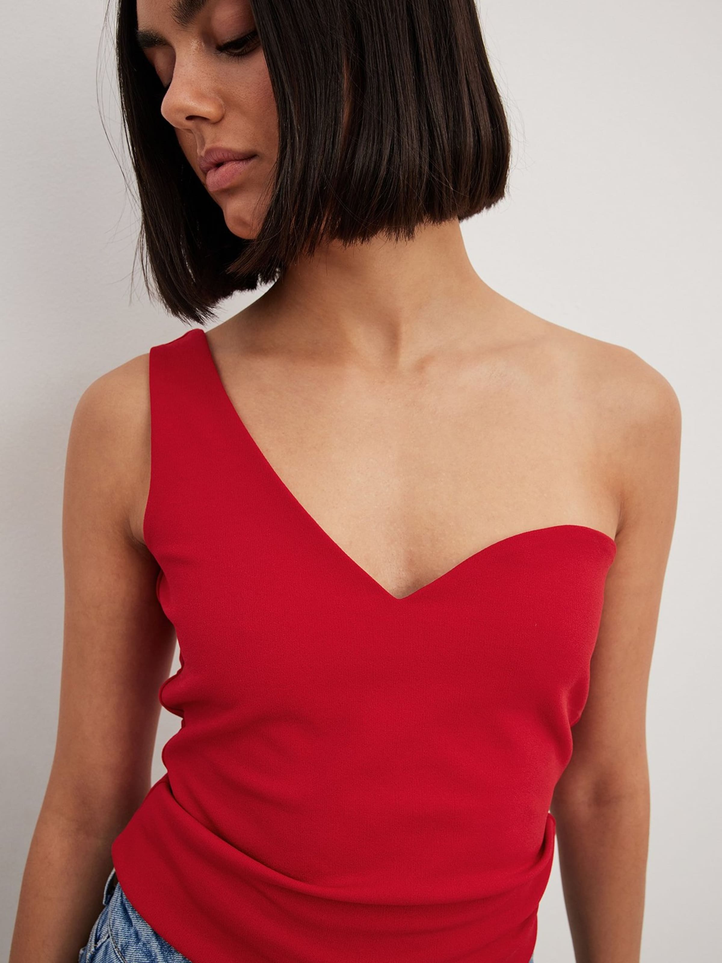 NA-KD Crop Tops Top Dames Rood