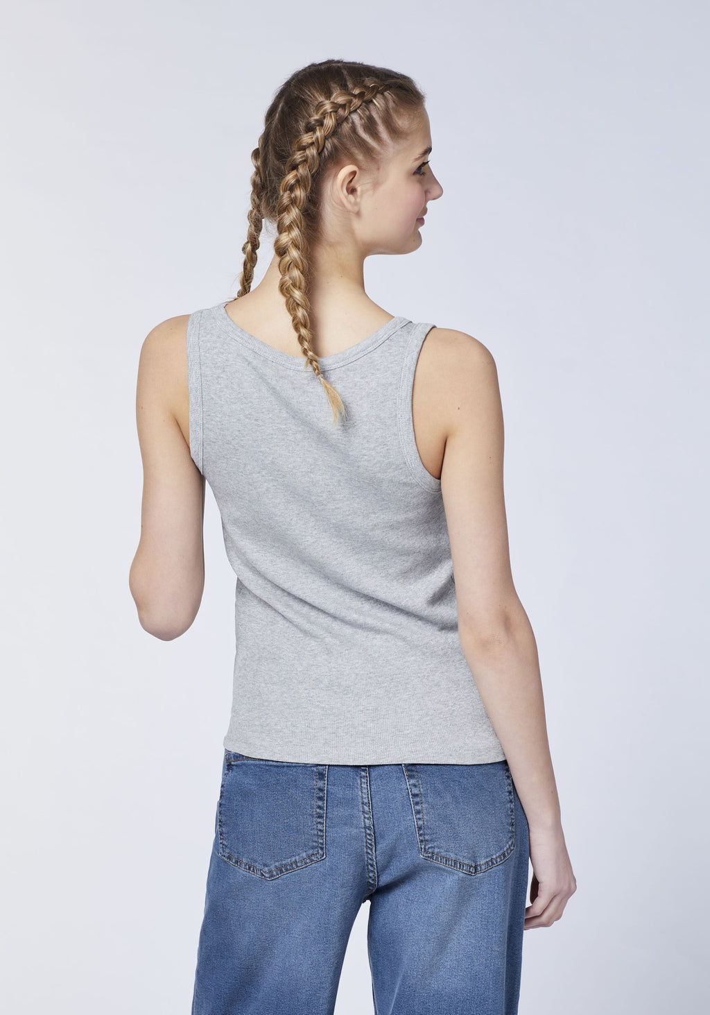  Tanktops Top Dames Grijs / Pastelroze