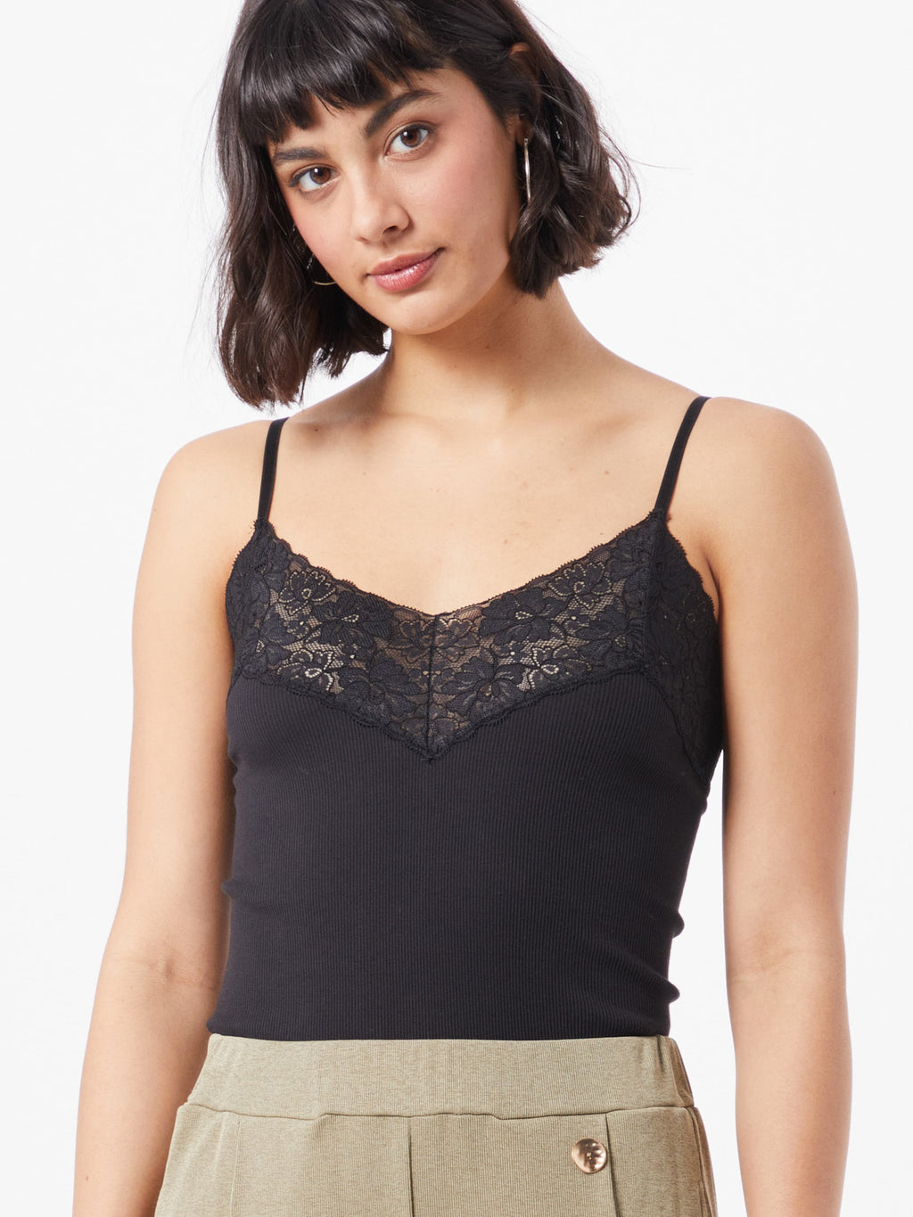 Rosemunde Kanten Tops Top Dames Zwart