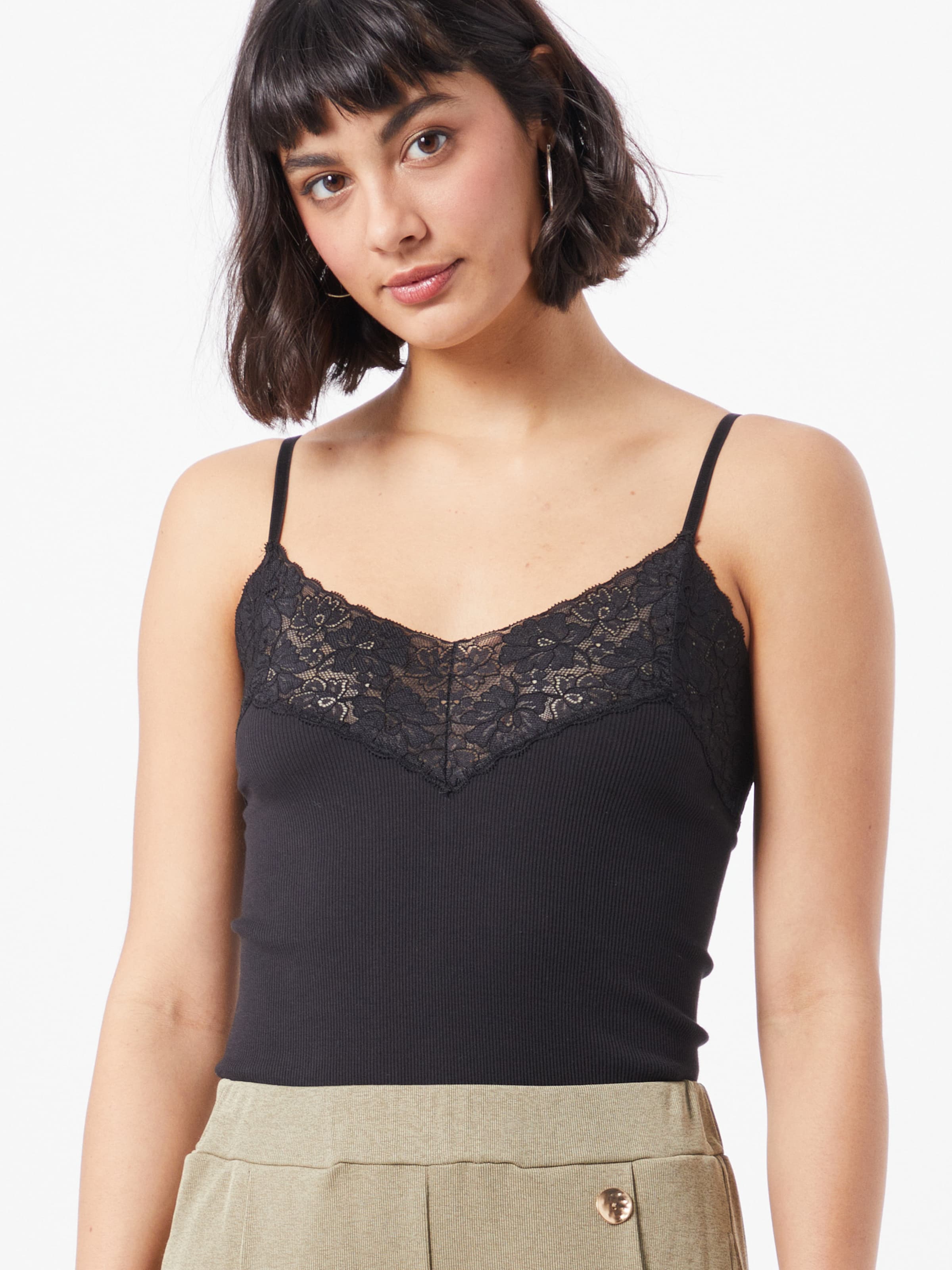 Rosemunde Kanten Tops Top Dames Zwart