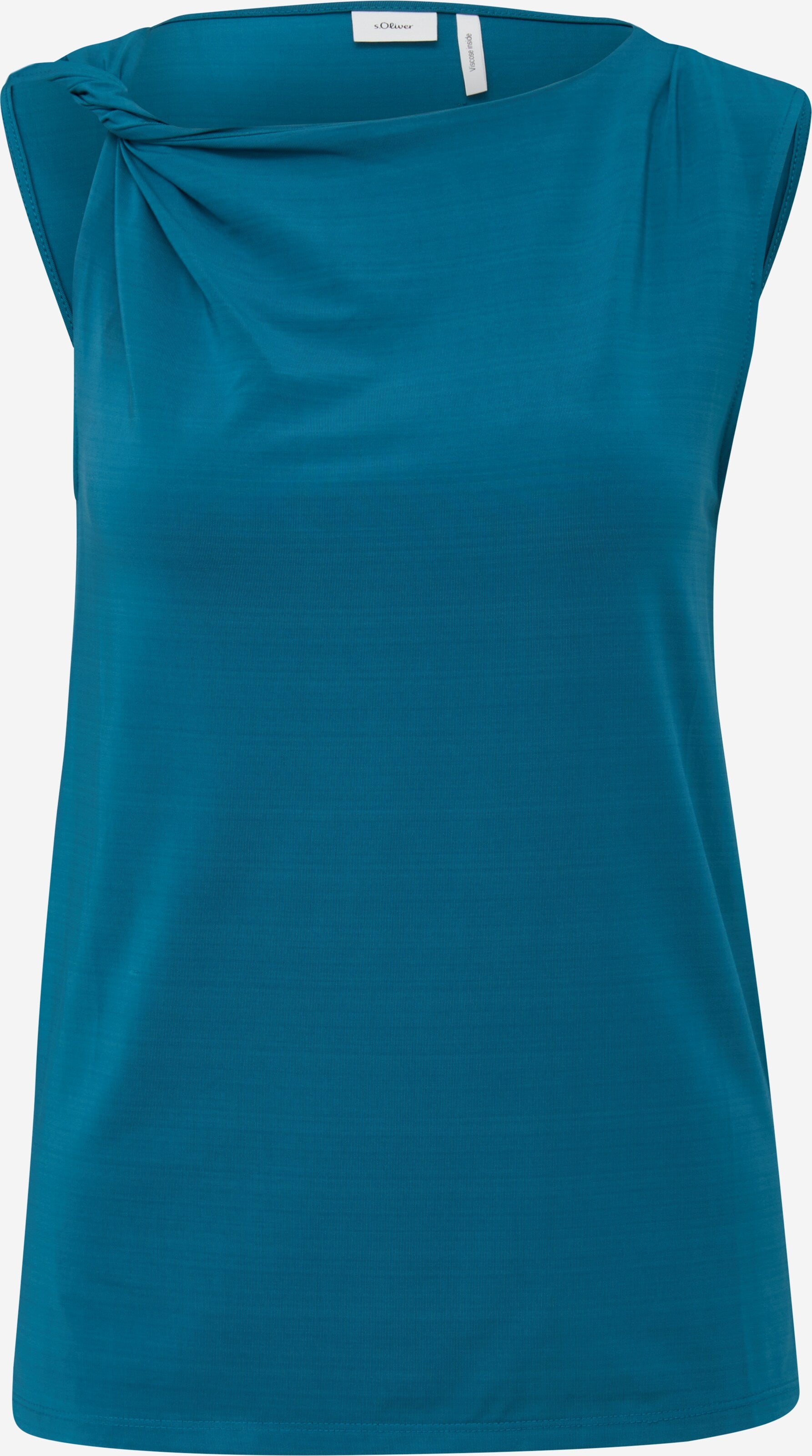 S.Oliver BLACK LABEL Mouwloze Shirts Top Dames Blauw