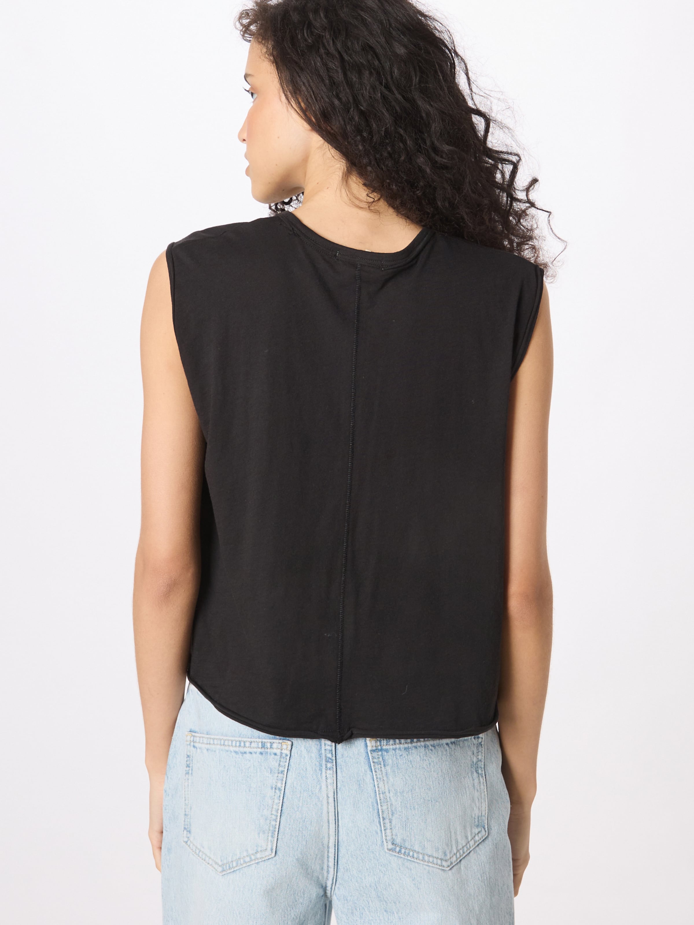 Rag & Bone Mouwloze Shirts Top The Gaia Dames Zwart