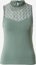 About You Kanten Tops Top Corinna Dames Mintgroen