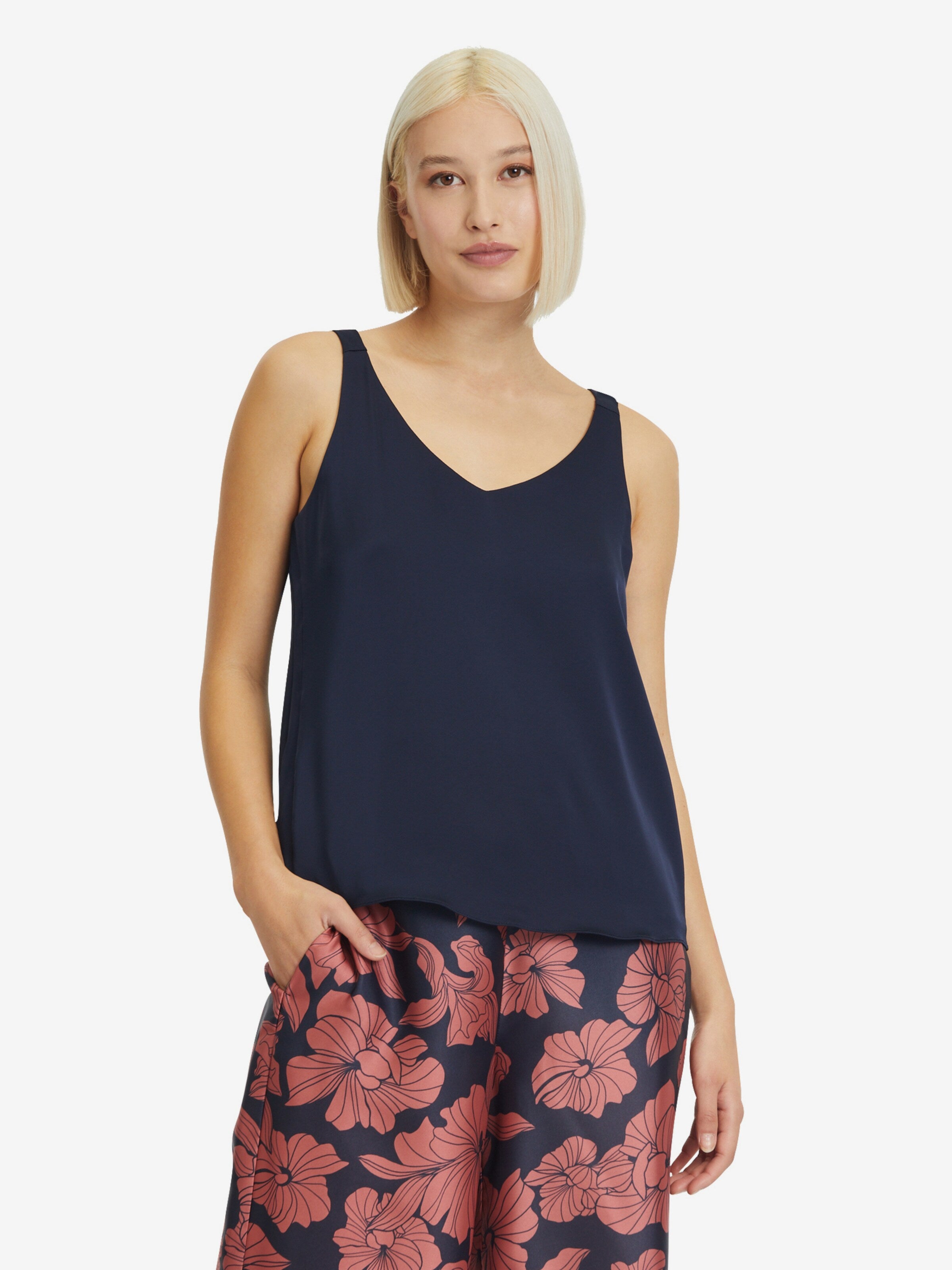 Vera Mont Blouse Tops Blouse Dames Nachtblauw