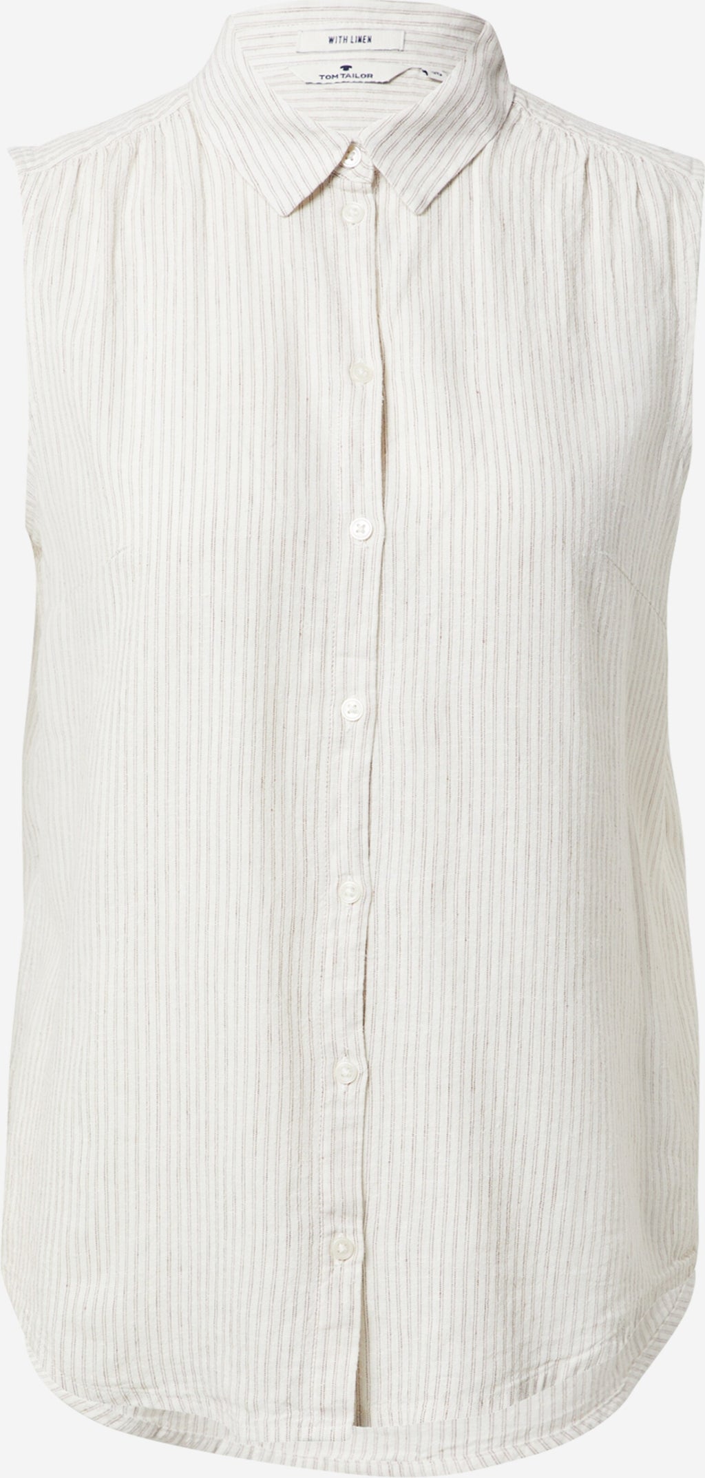 Tom Tailor Blouse Tops Blouse Dames Donkerbeige