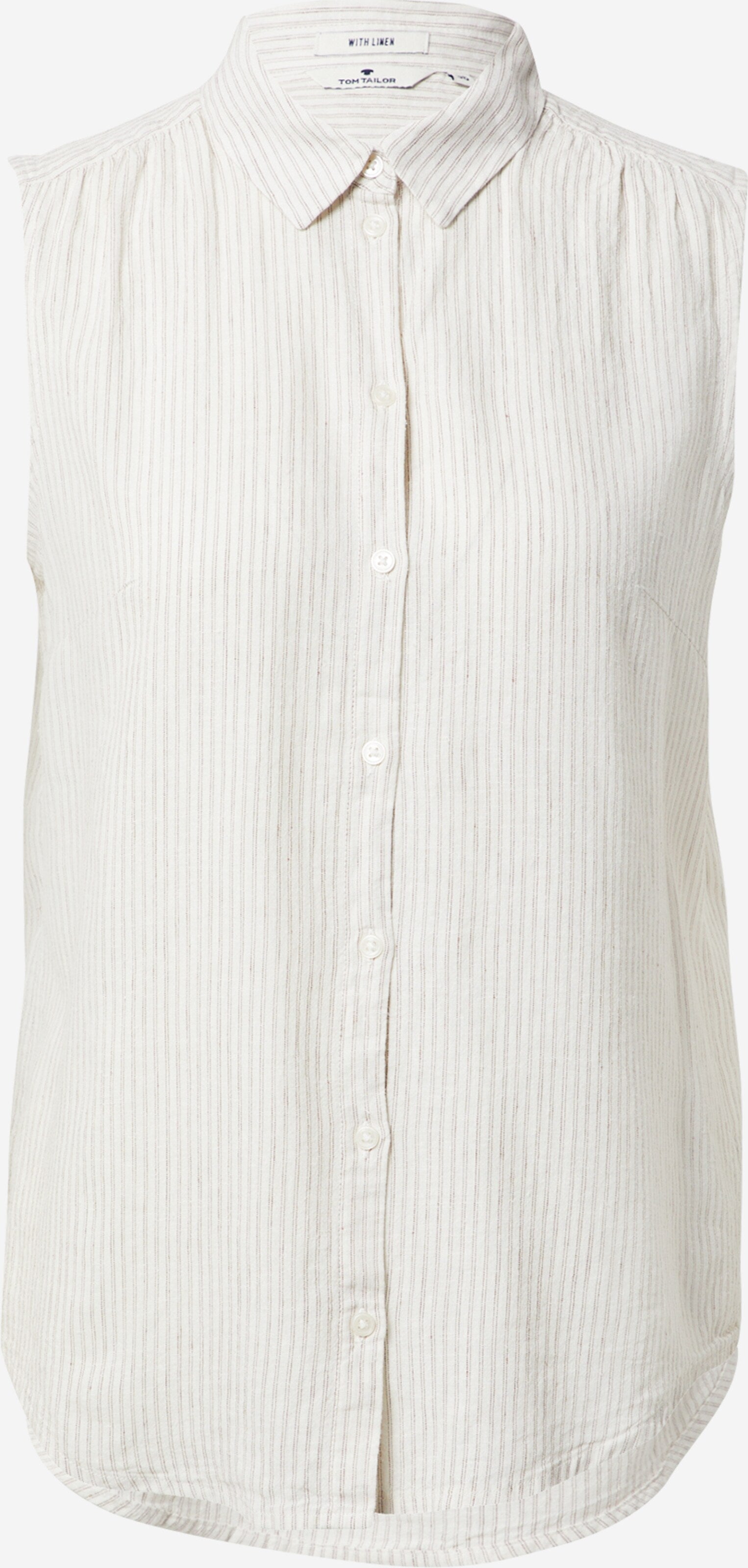 Tom Tailor Blouse Tops Blouse Dames Donkerbeige