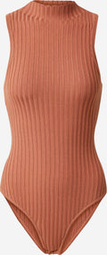 URBAN CLASSICS Mouwloze Shirts Shirt Body Dames Roestbruin