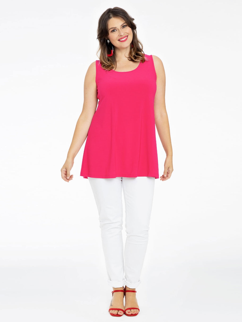  Mouwloze Shirts Top DOLCE Dames Pink