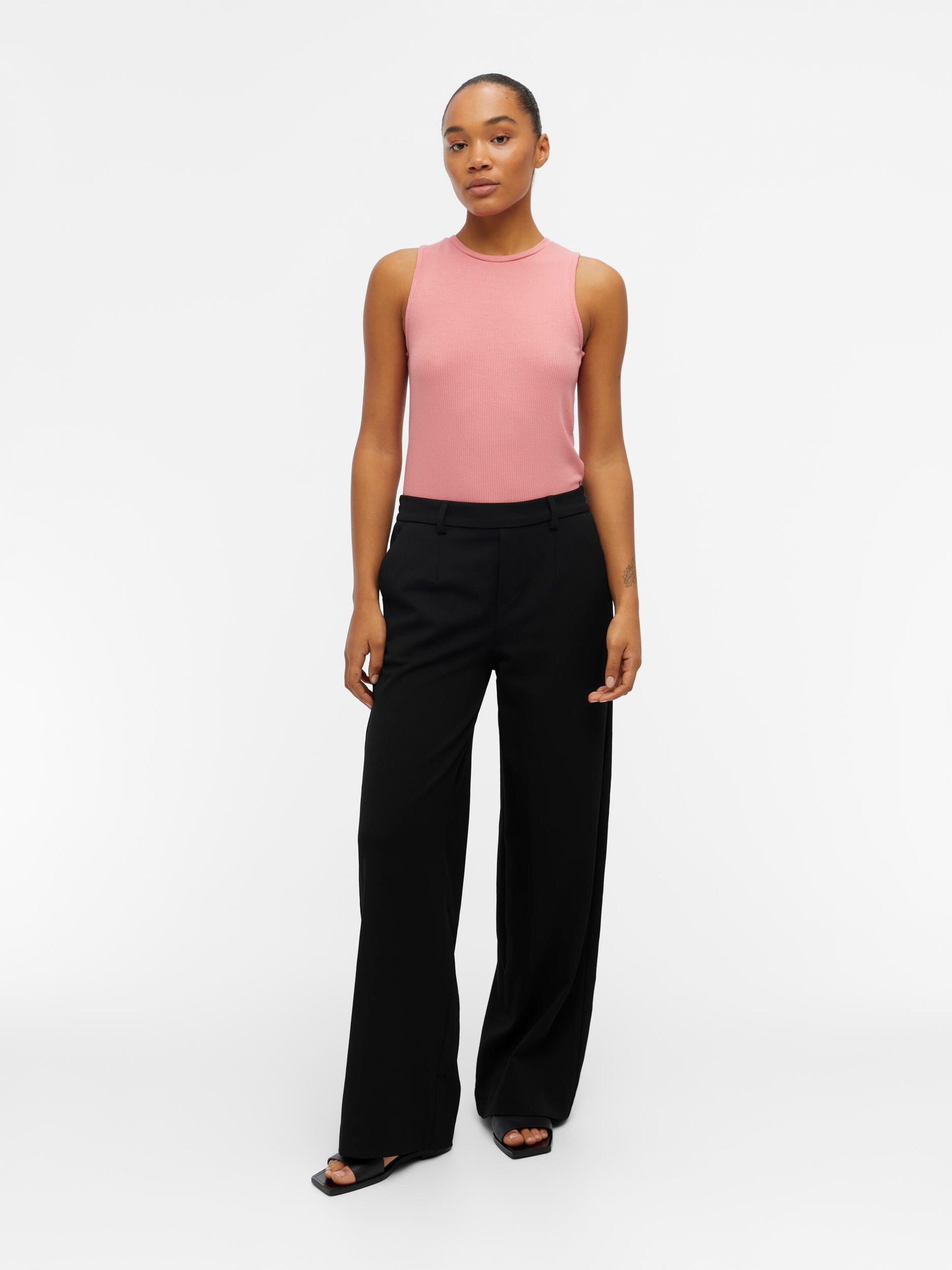 Object Mouwloze Shirts Top JAMIE Dames Oudroze