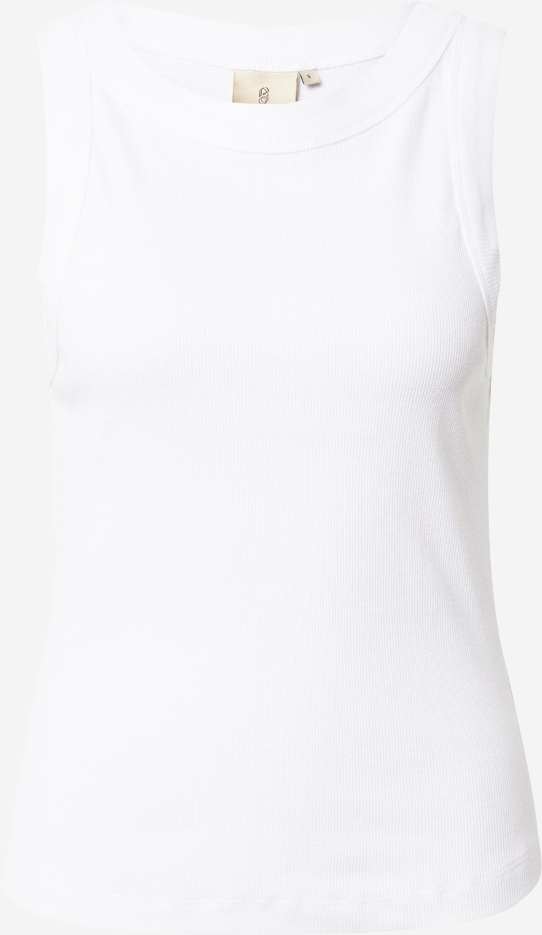Peppercorn Mouwloze Shirts Top Dharma Dames Wit