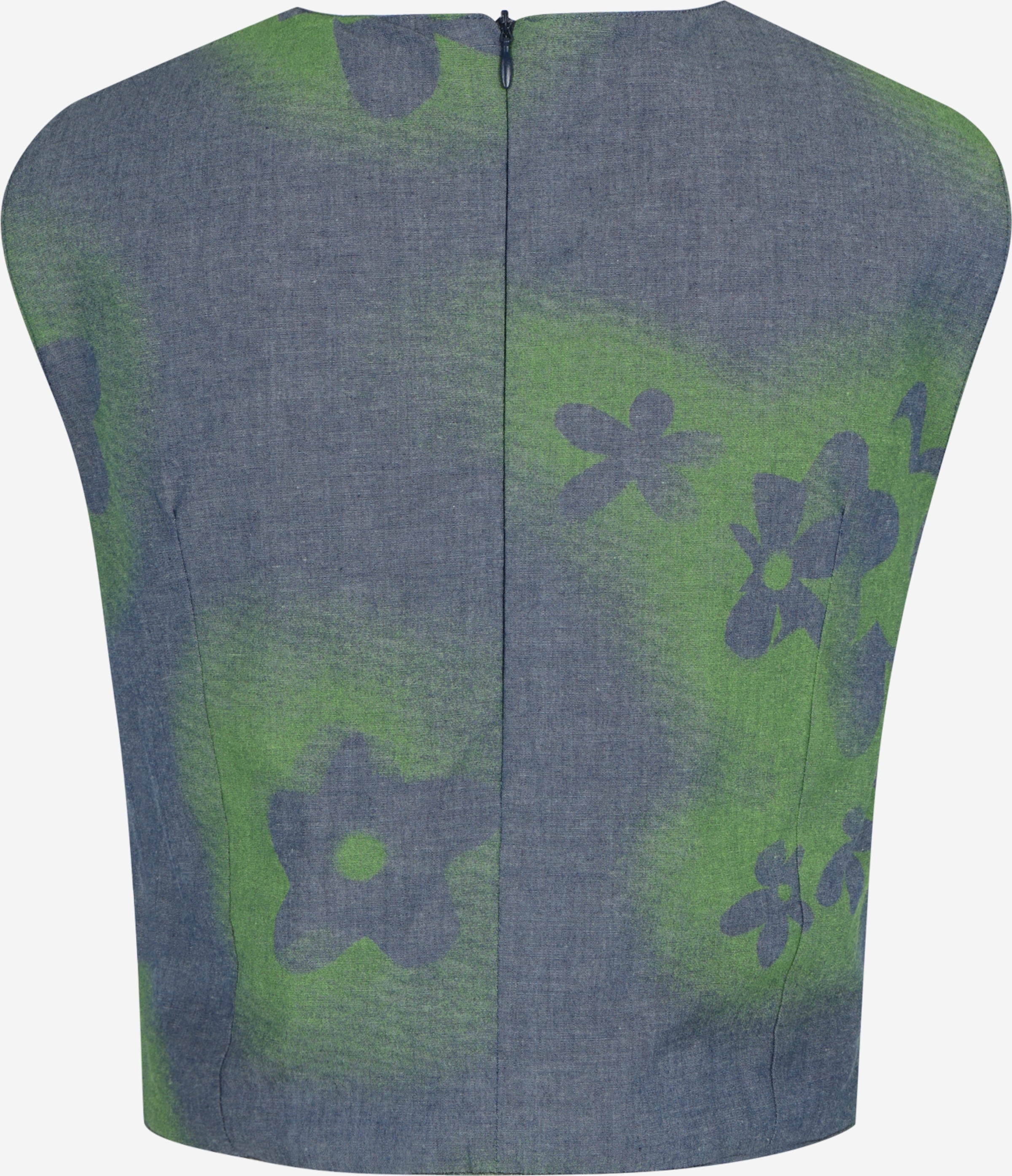  Crop Tops Top Gossy Dames Blauw / Groen