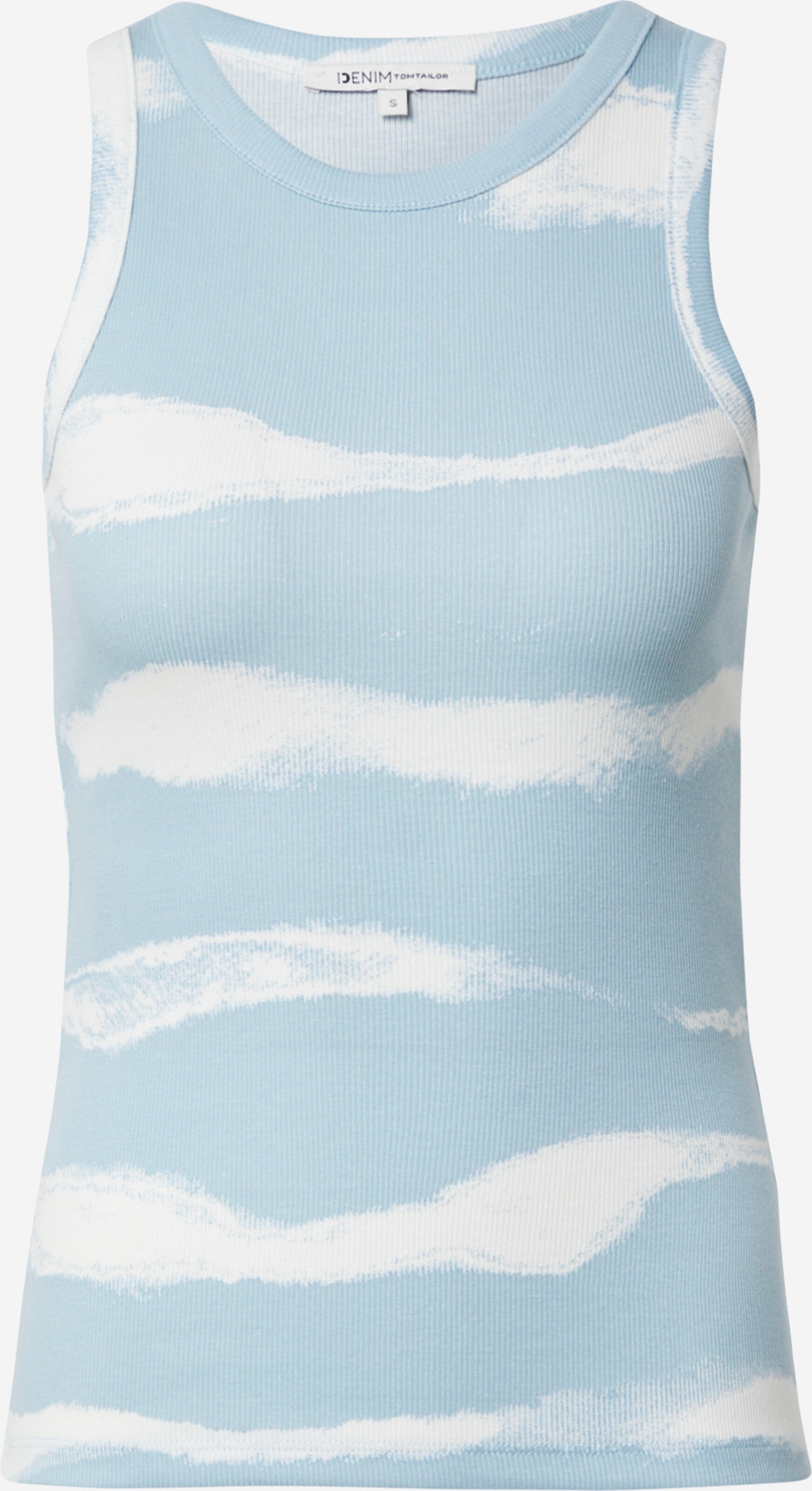 TOM TAILOR Denim Tanktops Top Dames Lichtblauw