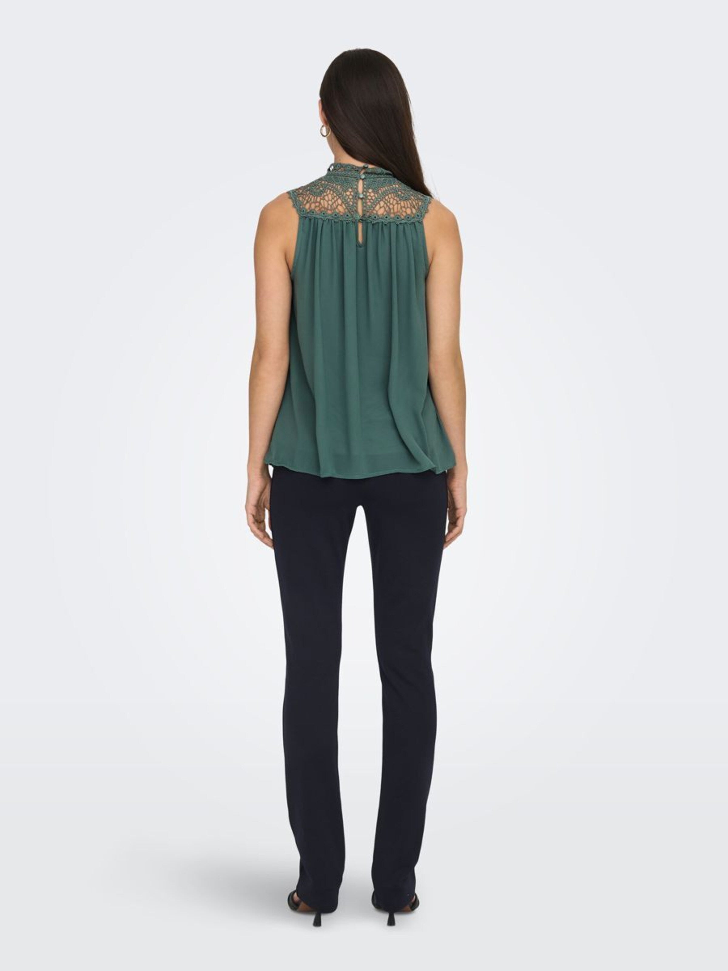 ONLY MATERNITY Kanten Tops Top Dames Groen