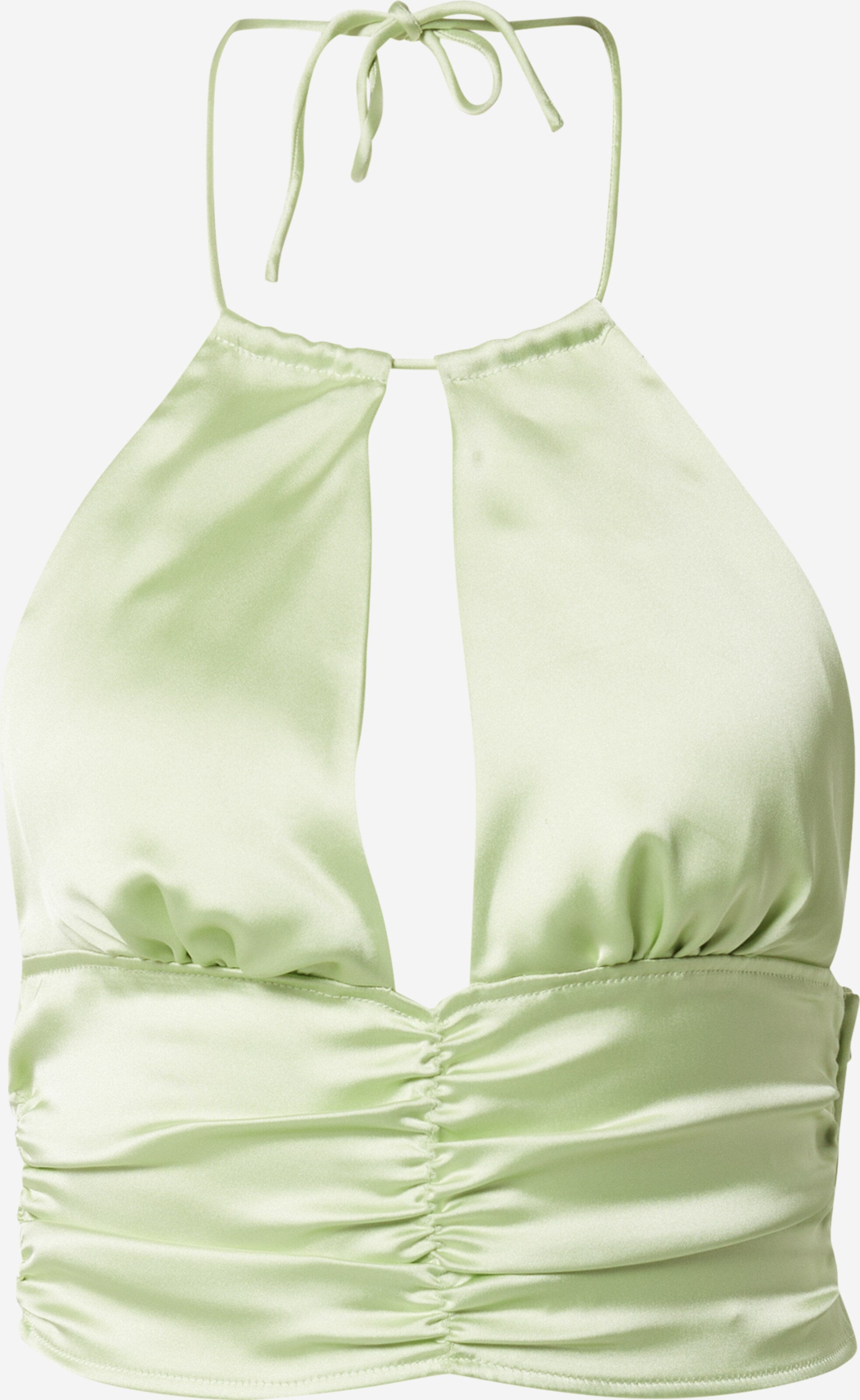 NA-KD Crop Tops Top Dames Lichtgroen