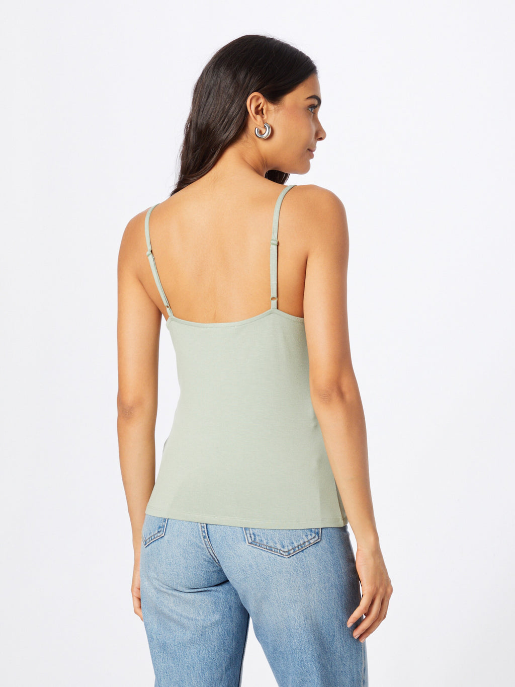 About You Kanten Tops Top Maike Dames Mintgroen