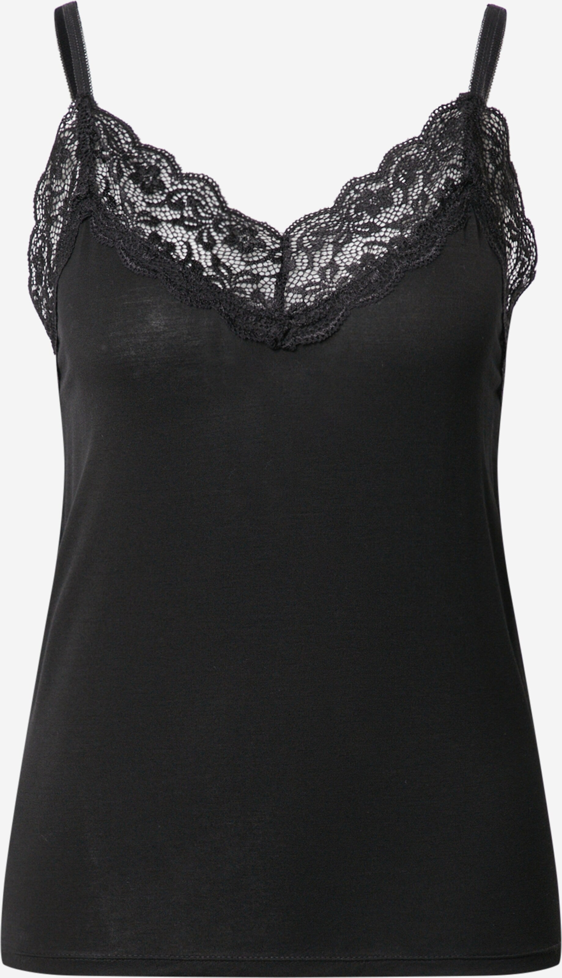 Soft Rebels Kanten Tops Top Jade Dames Zwart