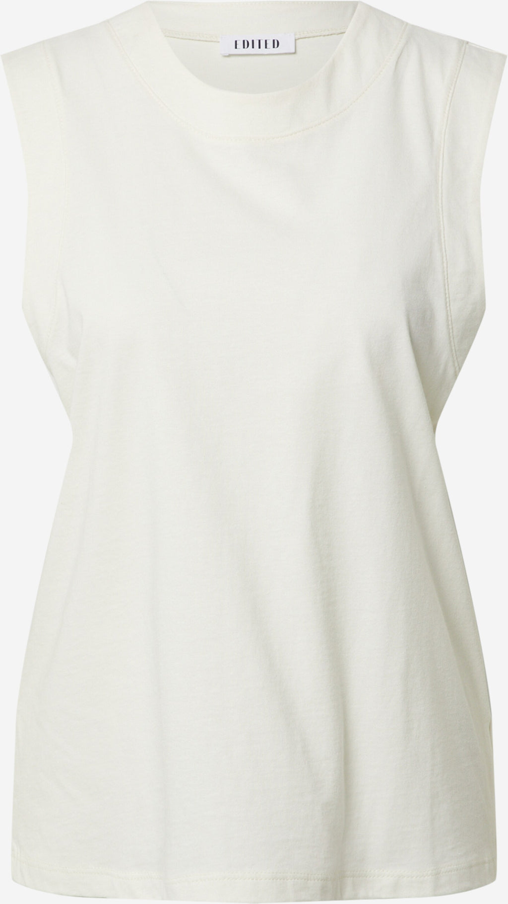 EDITED Mouwloze Shirts Top Lennon Dames Wit