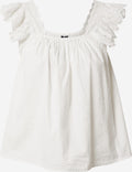 Vero Moda Mouwloze Shirts Top Ulemi Dames Wit