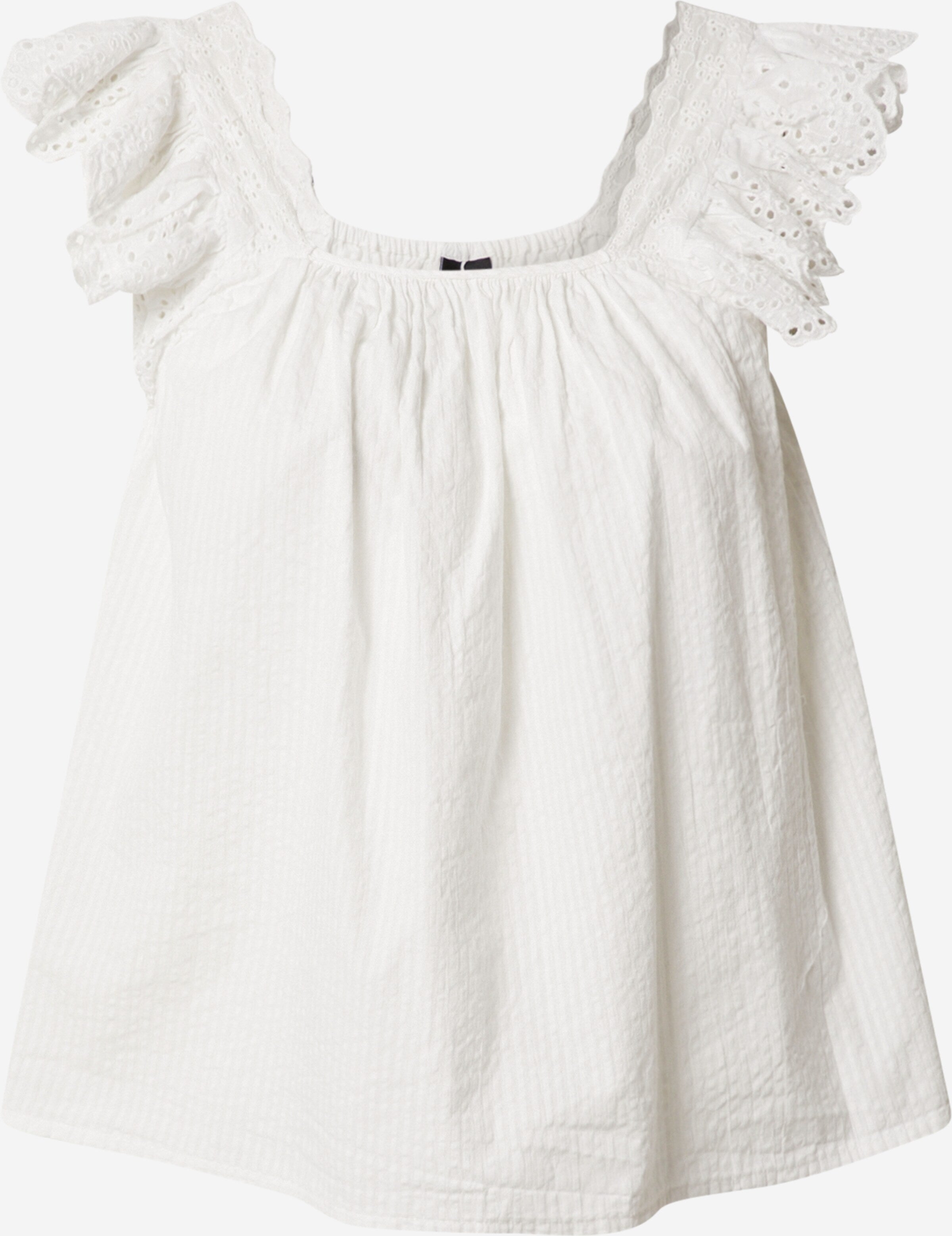 Vero Moda Mouwloze Shirts Top Ulemi Dames Wit