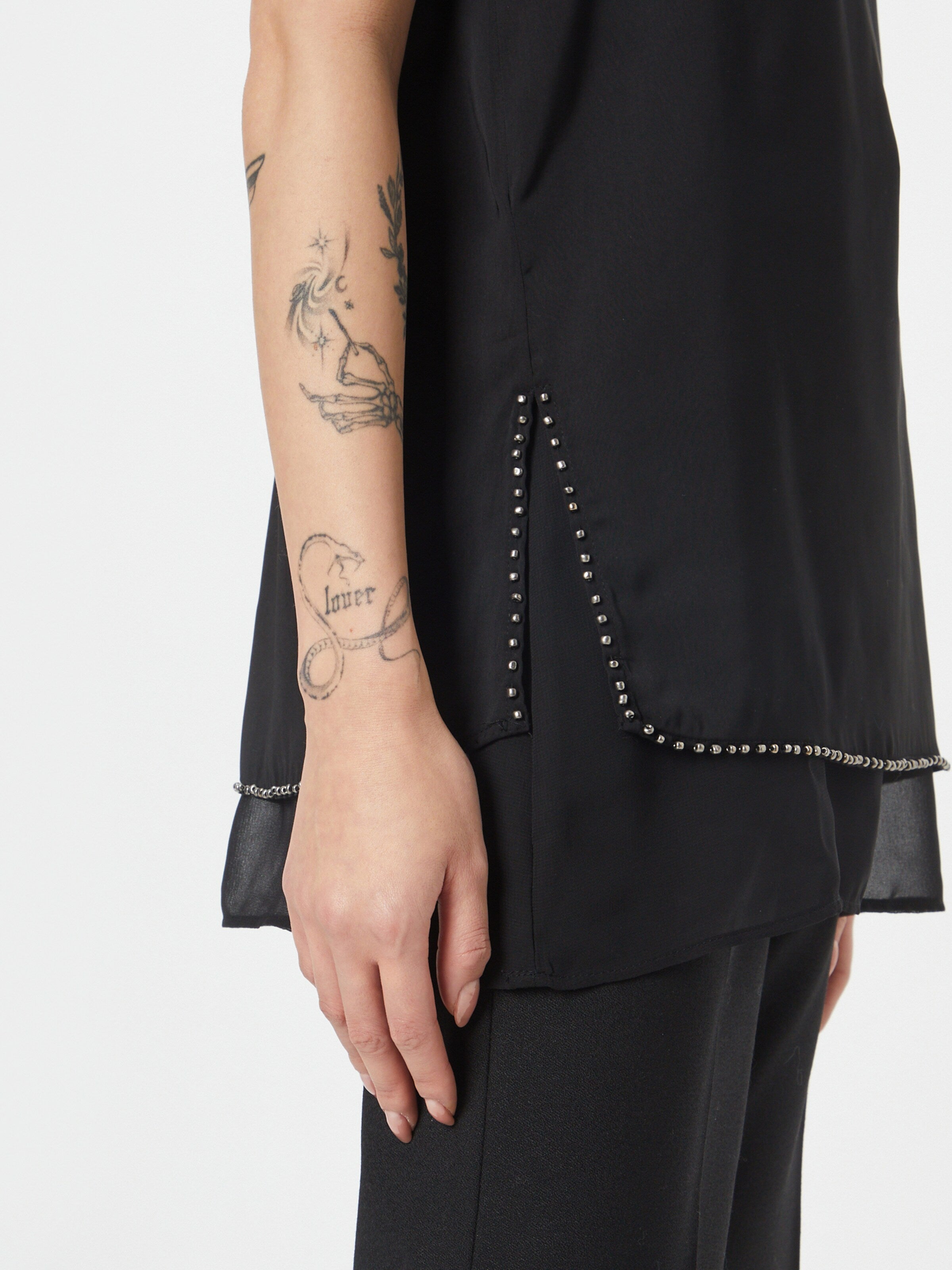 Wallis Mouwloze Shirts Top Dames Zwart