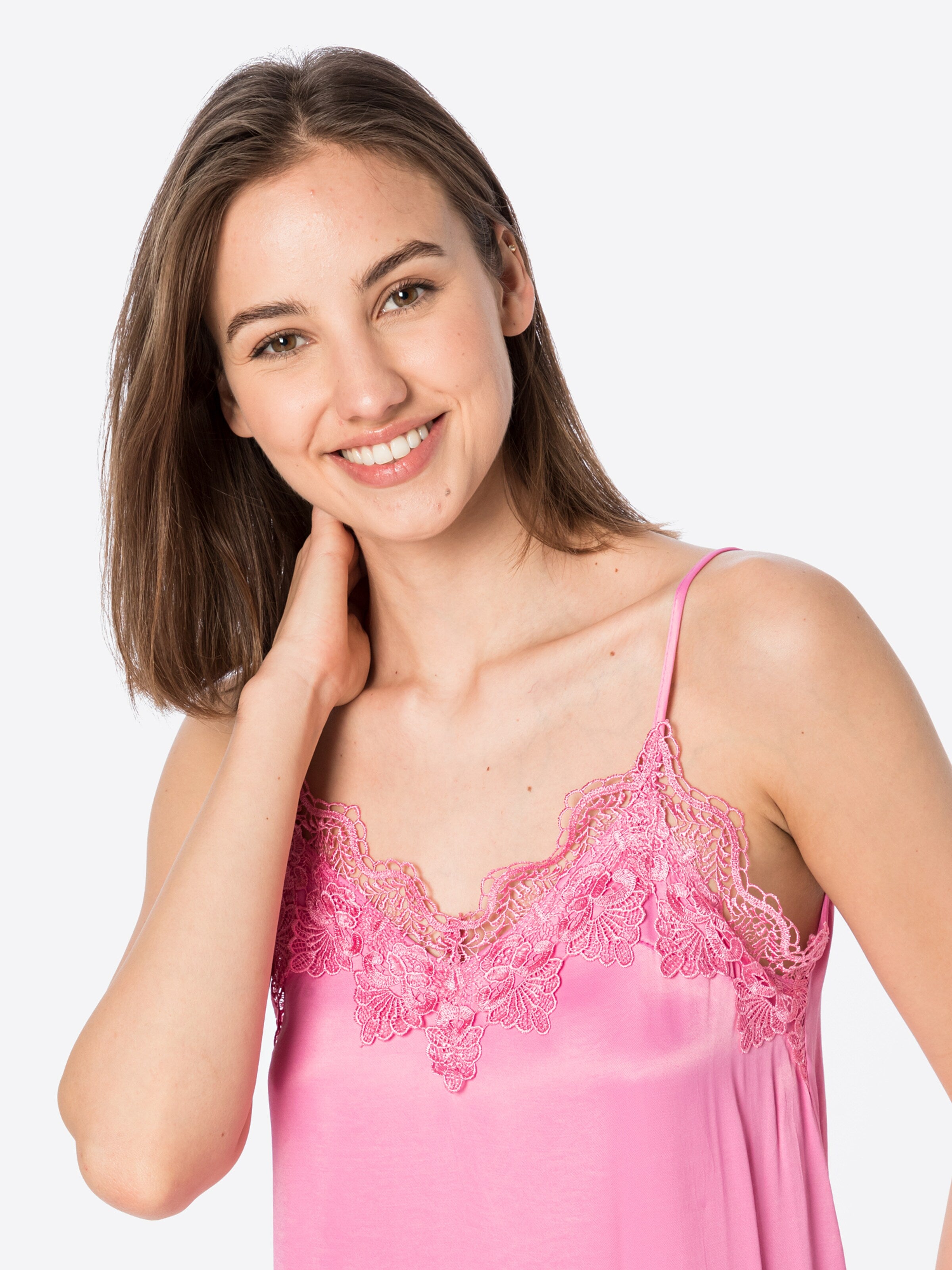 WAREHOUSE Kanten Tops Top Cami Dames Pink