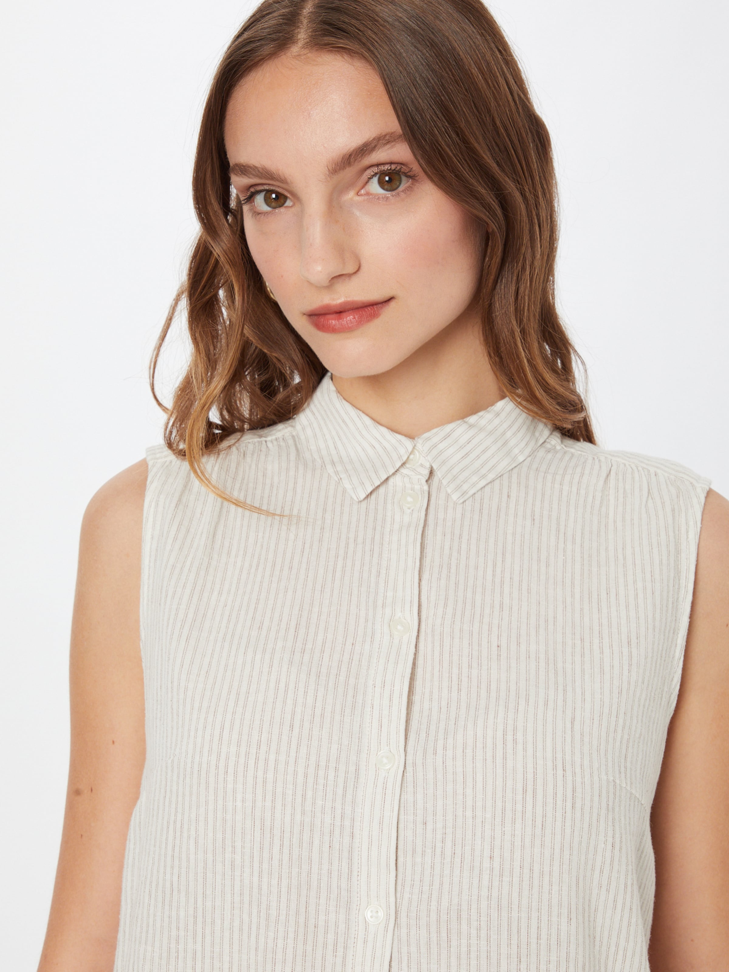 Tom Tailor Blouse Tops Blouse Dames Donkerbeige